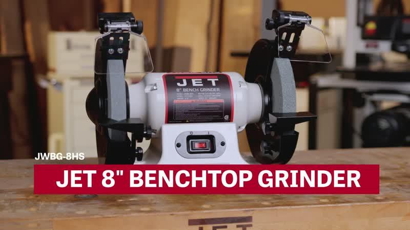 8" Dual Wheels High-Speed Bench Grinder, 0.5HP, 120V 1PH(JWBG-8HS)