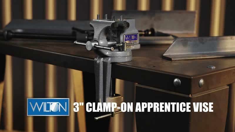 3 in. Clamp-On Apprentice Bench Vise