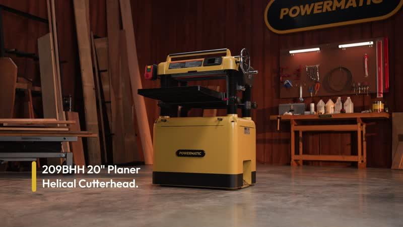 20-Inch Helical Cutterhead Planer, 5 HP, 1PH, 230V (209BHH)