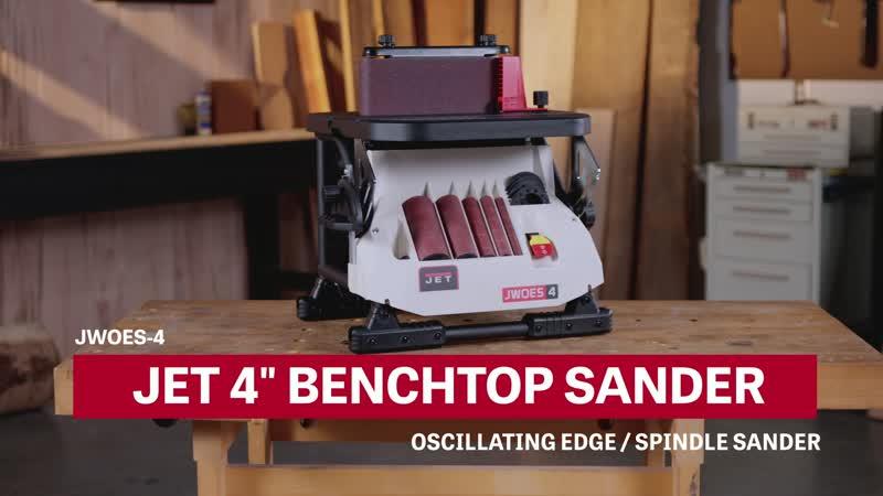 Oscilating Edge/Spindle Benchtop Sander, 0.5HP, 120V 1PH(JWOES-4)