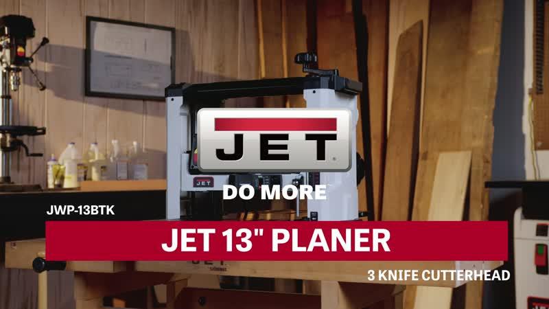 13" Benchtop 3-Knife Planer, 2HP, 120V 1PH(JWP-13BTK)