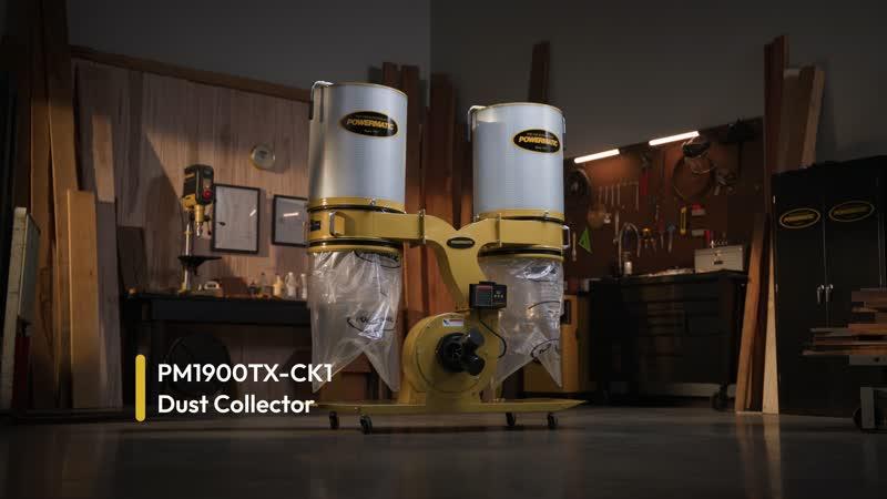 TurboCone Dust Collector, 2-Micron Canisters, 3 HP, 460V 3Ph (PM1900TX-CK3)