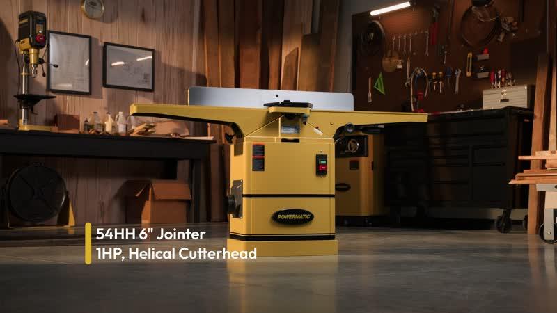 6-Inch Jointer, Helical, 1 HP, 115/230V 1Ph (54HH)