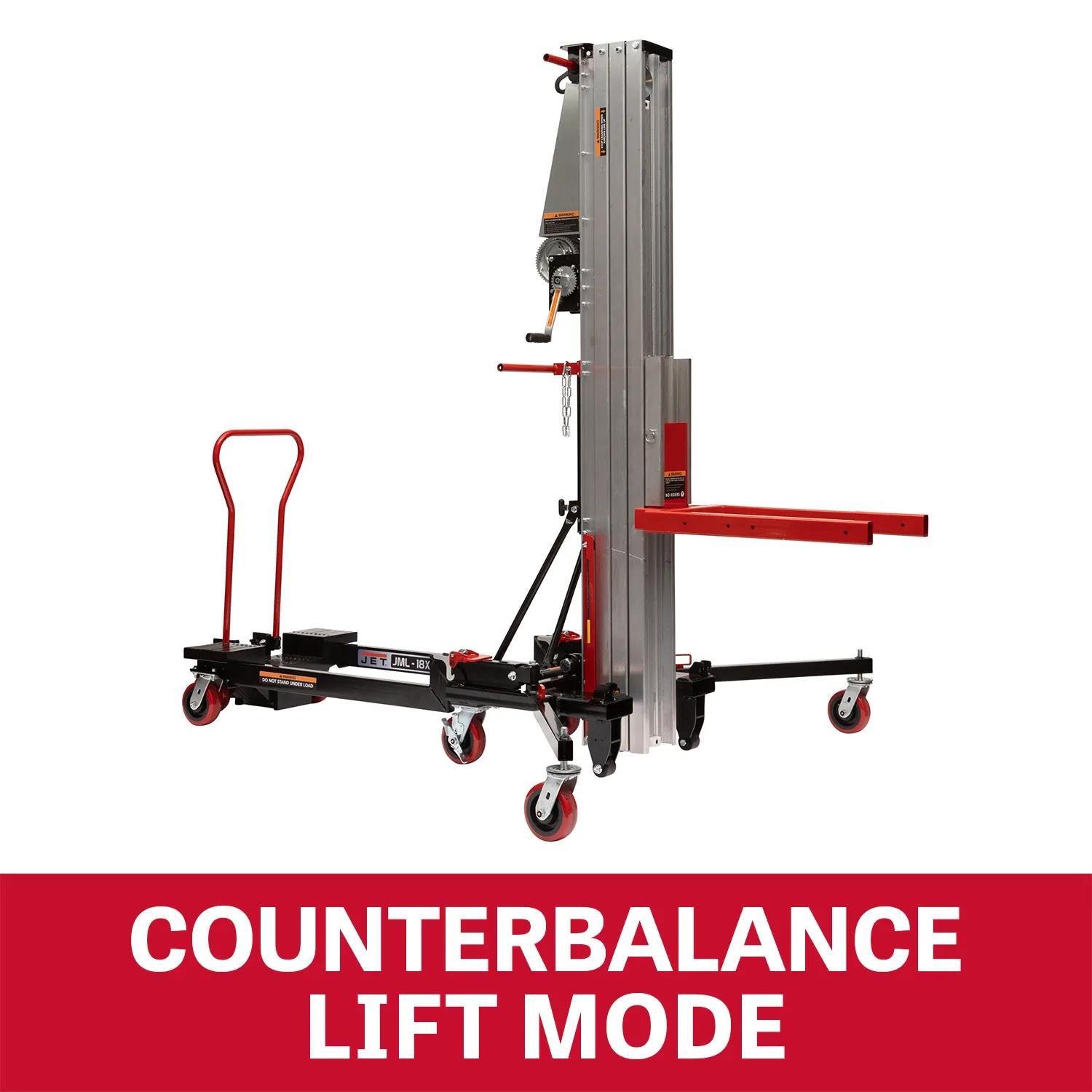 650 lb Capacity, Material Lift, 18 Ft. Lift Height(JML-18X)