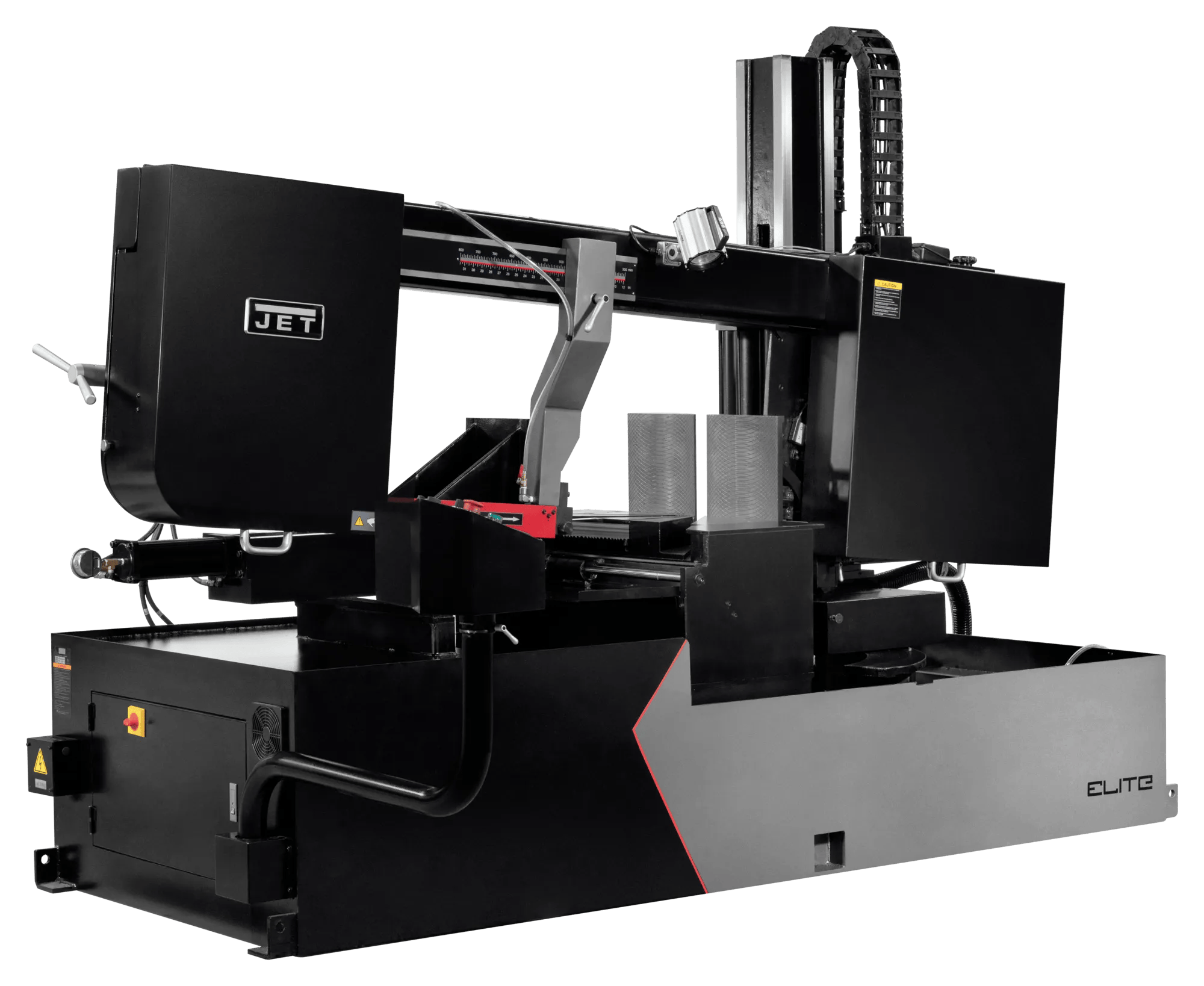 18 x 31" Semi-Automatic Dual Mitering EVS Bandsaw, 7.5HP, 230V 3PH(ECB-1833DMEVS-230)