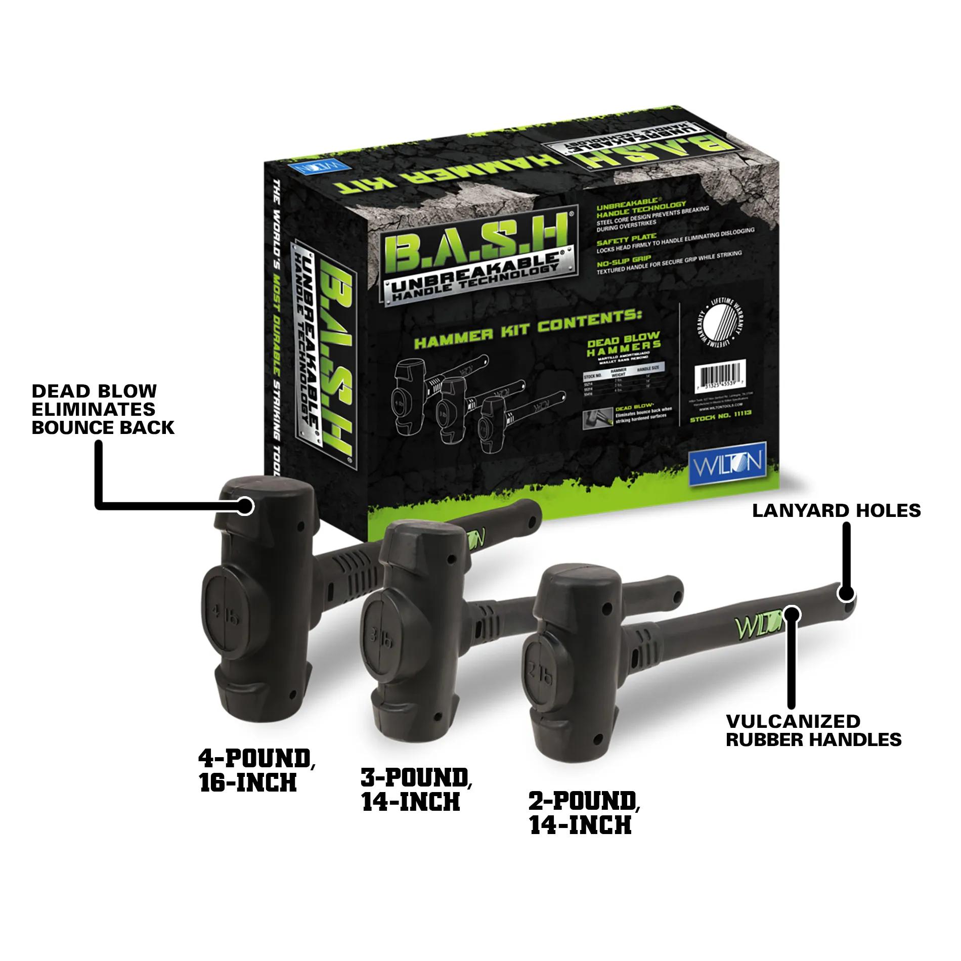 B.A.S.H Dead Blow Hammer Kit