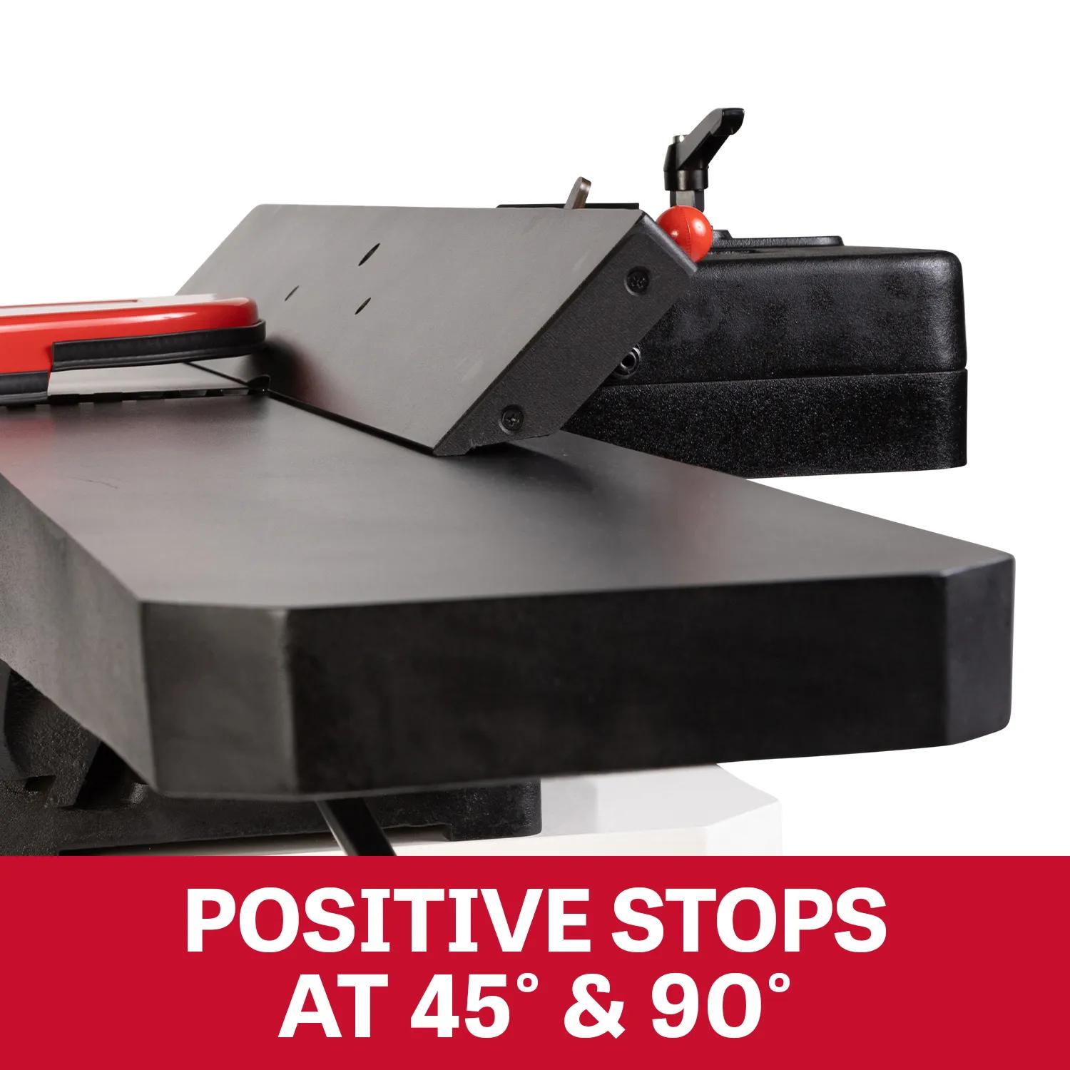 8"  Black Helical Head Jointer, 2HP, 230V 1PH(JWJ-8HH-BLK)