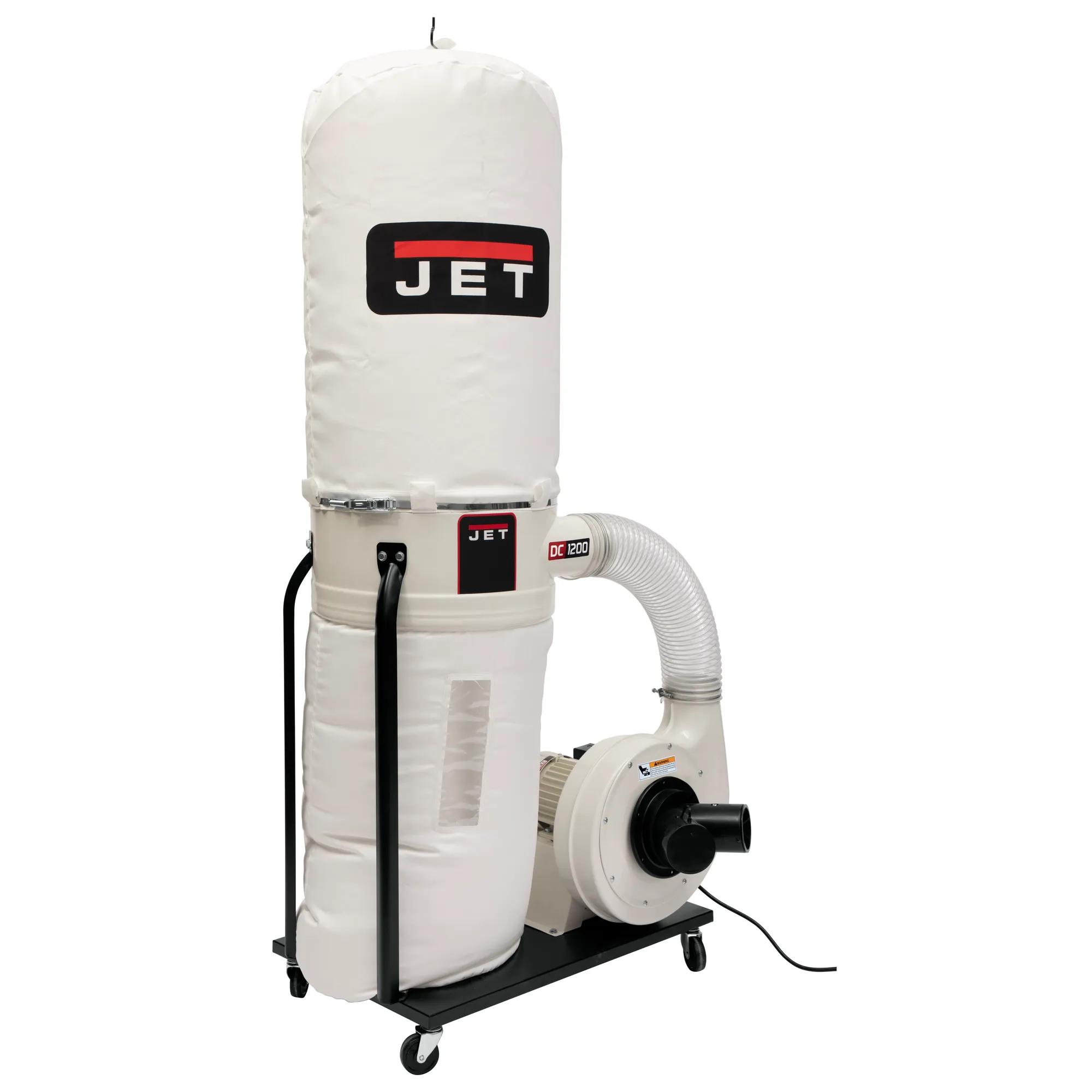 1200 CFM, Dust Collector, 30-Micron Bag Filter Kit, 2HP, 230V 1PH(DC-1200VX-BK3)