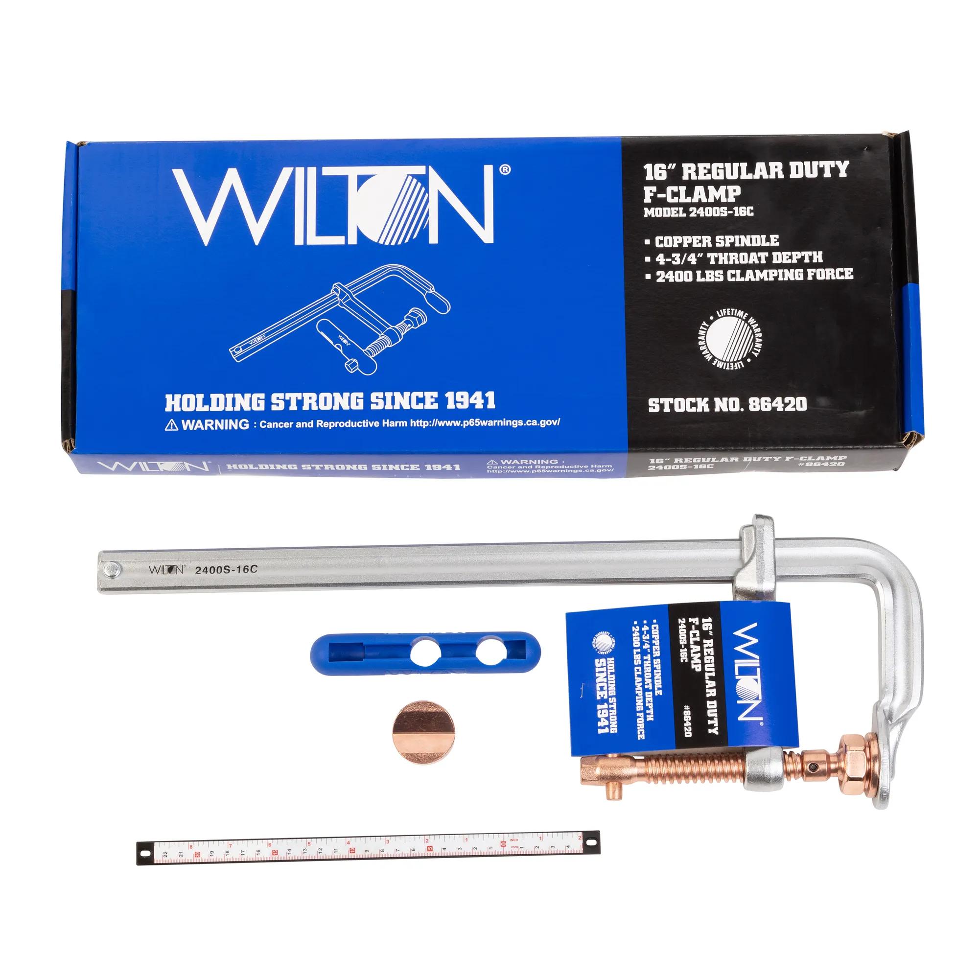 16 in.  Regular Duty F-Clamp Copper - (2400S-16C)