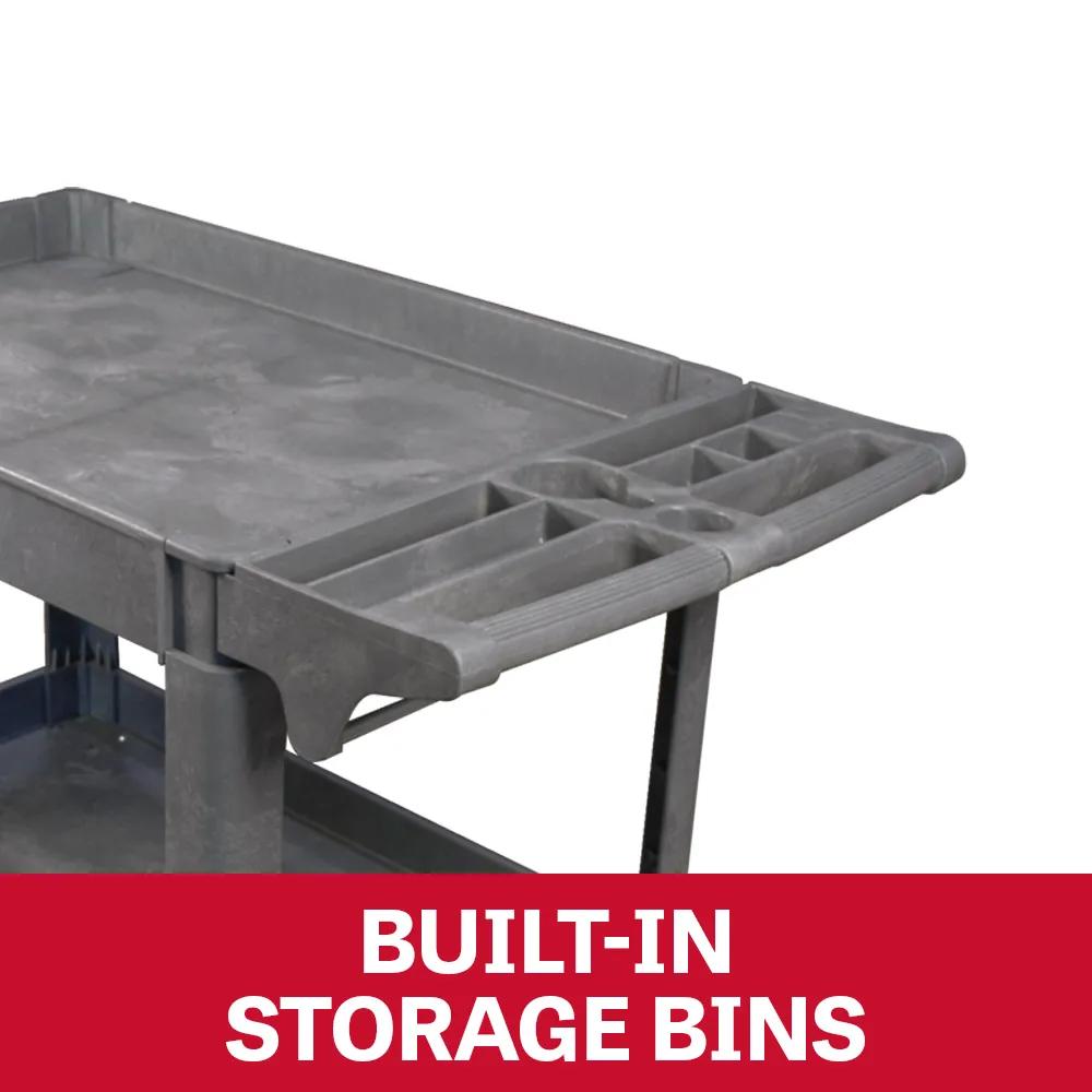 550 lb Capacity, Resin Utility Cart(PUC-3725)