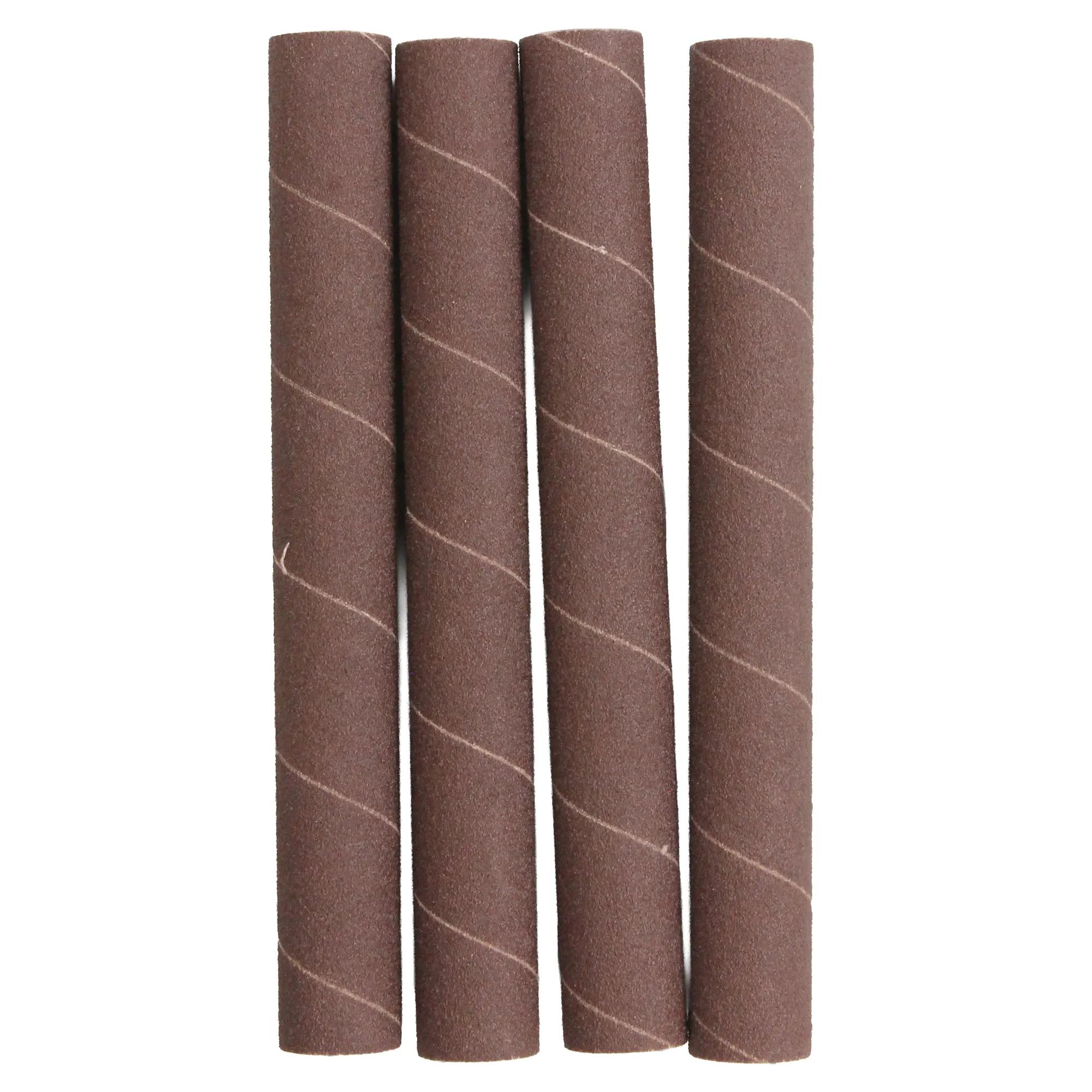 Sanding Sleeves, 1 x 9 in, 60 Grit, Pack of 4