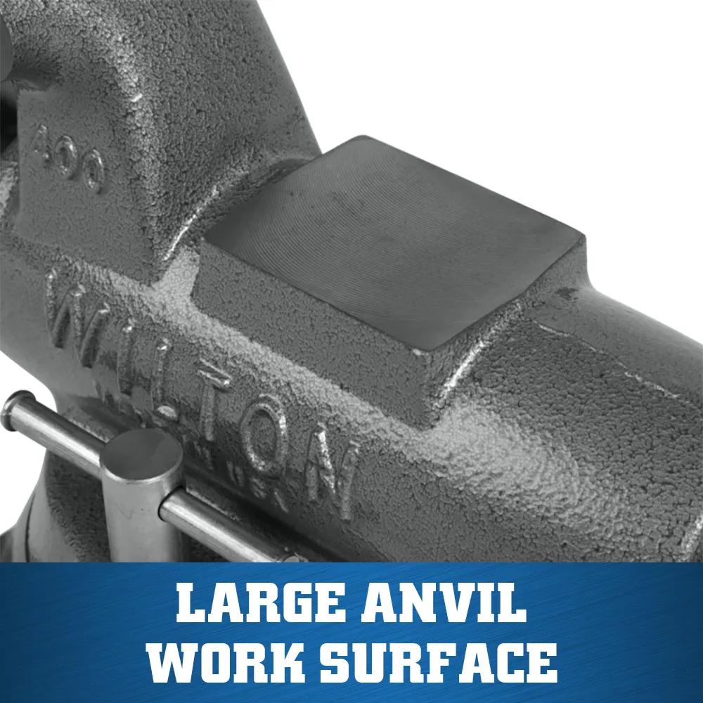 4 in. Machinist Vise with Swivel Base