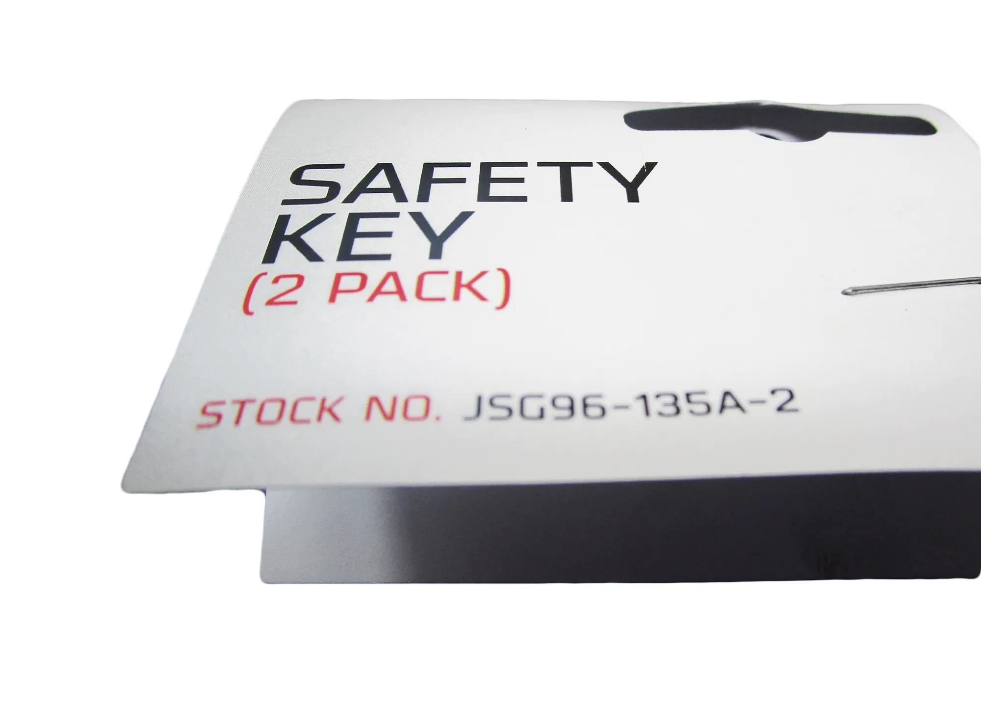 safety key-2PK for JSG-96 (JSG96-135A-2)