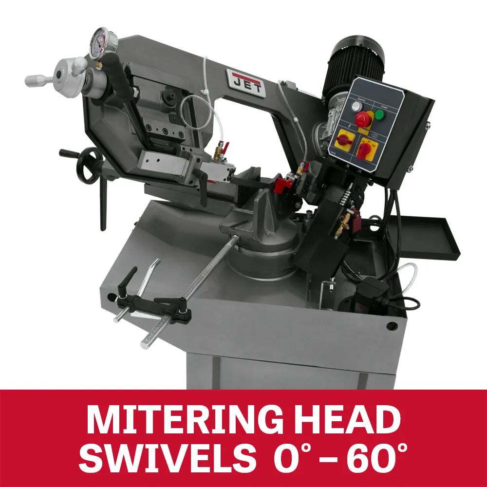 7" Zip Miter Horizontal Bandsaw, 1HP, 230V 3PH(J-9180-3)