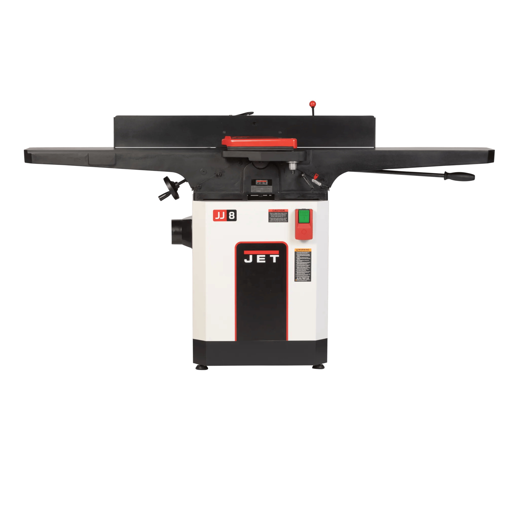 8"  Black Helical Head Jointer, 2HP, 230V 1PH(JWJ-8HH-BLK)