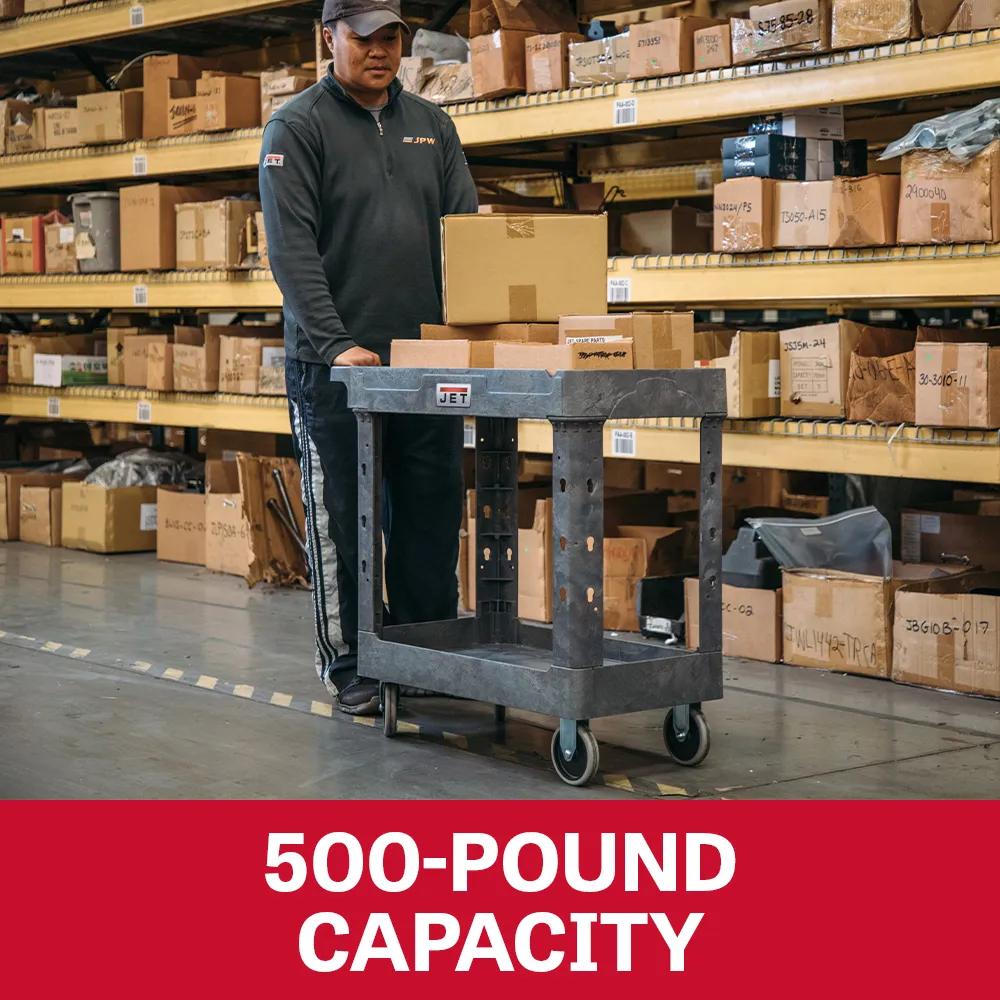 550 lb Capacity, Resin Utility Cart(PUC-3117)