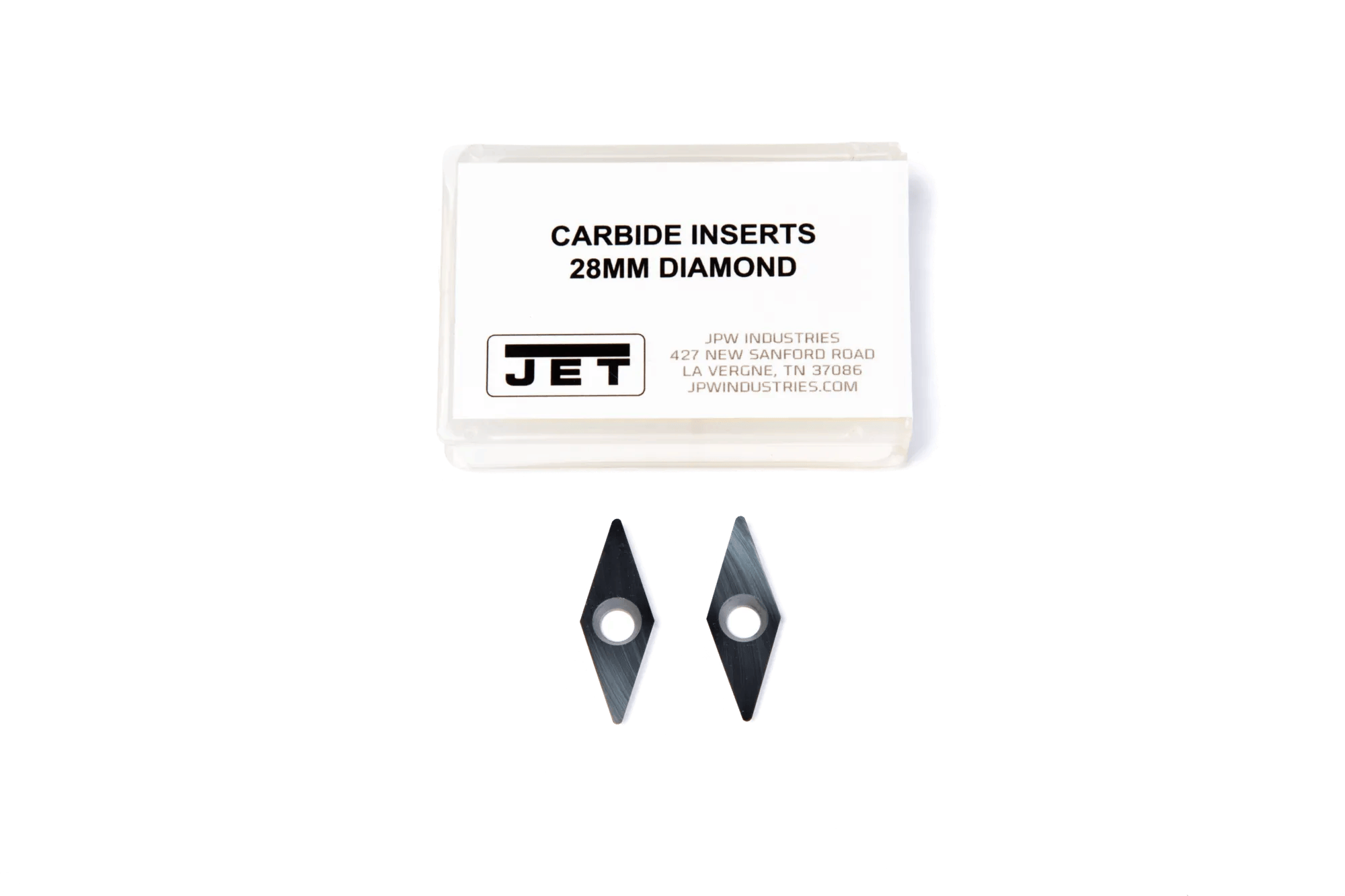 Woodturning Chisel Cutting Blade 28mm Diamond Carbide Insert (2PC)(JWL)