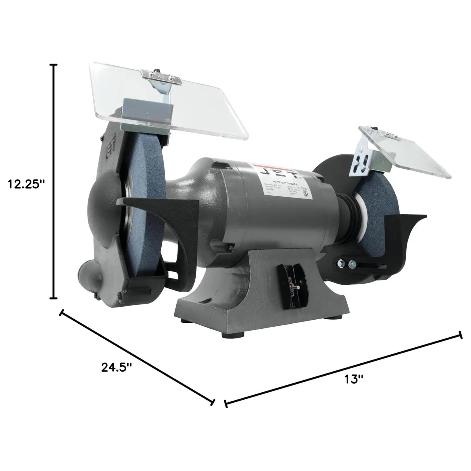 10" Bench Grinder, 1HP, 120V 1PH(JBG-10B)