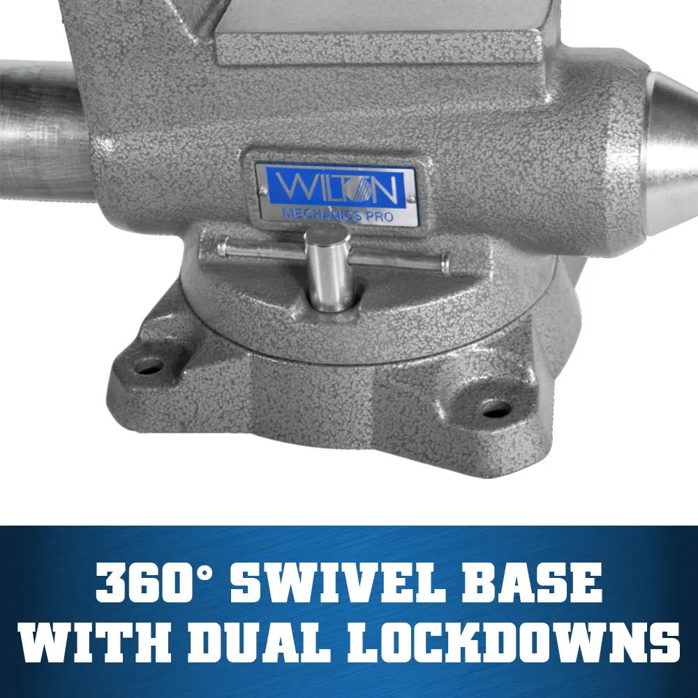 6-1/2 in. Mechanics Pro Vise with 360-Degree Swivel Base