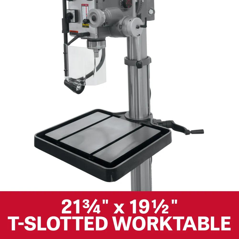 20" Gear Head Drill Press w/ Power Down feed, 2HP, 230V 3PH(GHD-20PF)