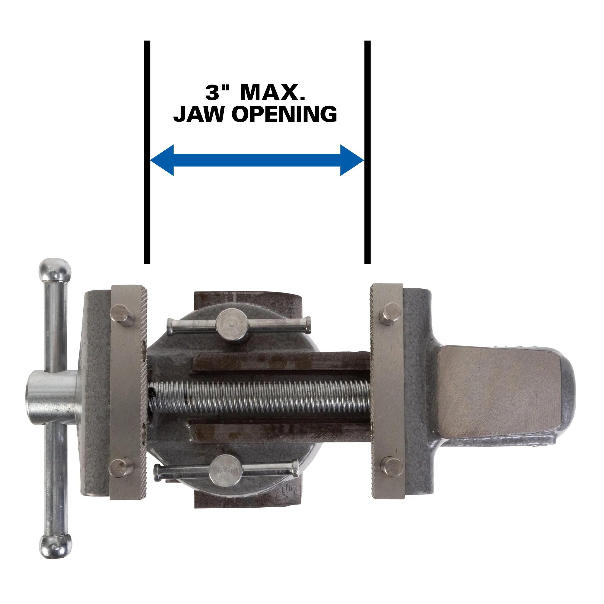 3 in. Clamp-On Apprentice Bench Vise