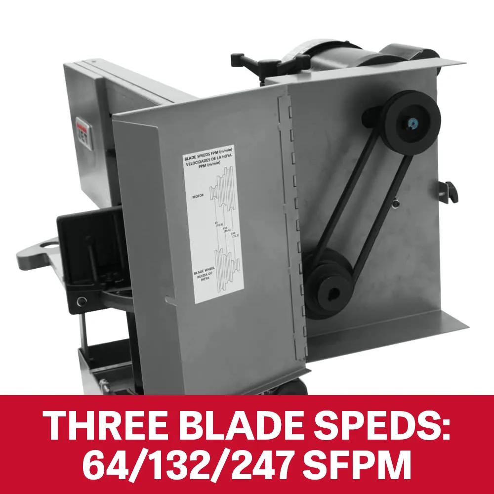 10" DMW Horizontal/Vert. Dual Mitering Portable Band Saw, 1HP, 115V 1PH(HVBS-10-DMW)
