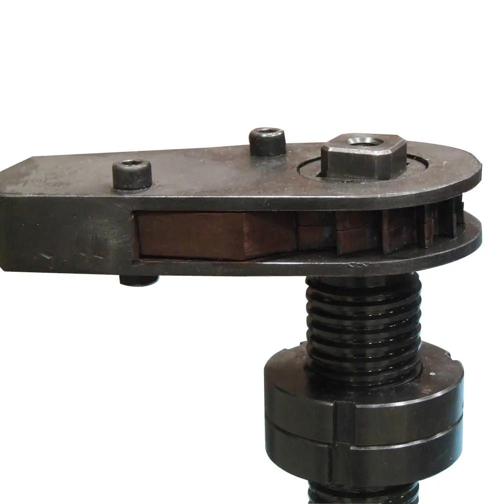 Ratchet-style manual top shaft allows you to adjust forming pressure