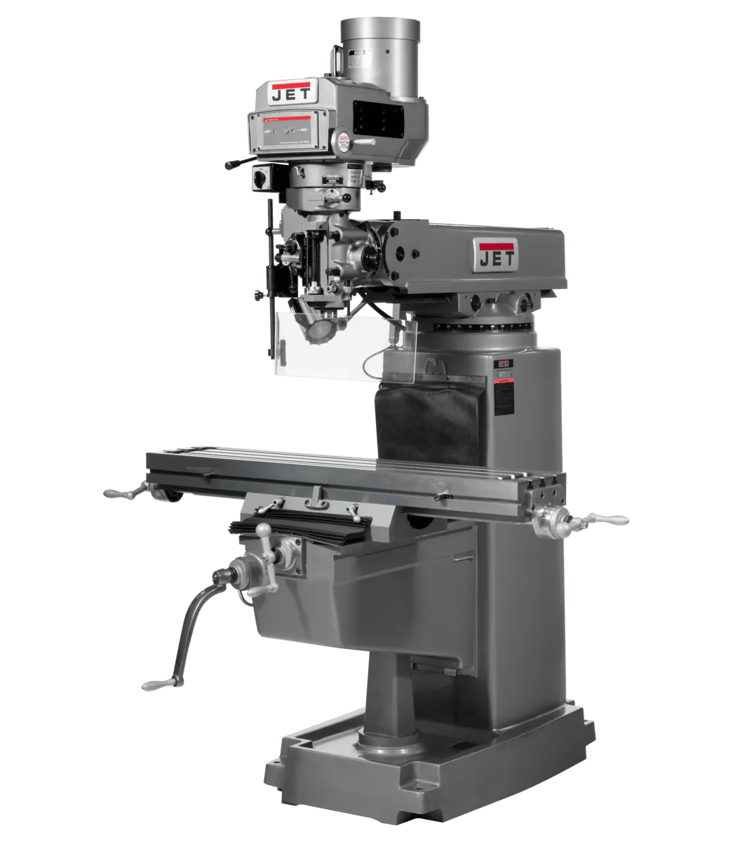 10" x 50" Mill w/ ACU-RITE 303 DRO & X-Axis Powerfeed, 3HP, 230V 3PH(JTM-1050VS2)