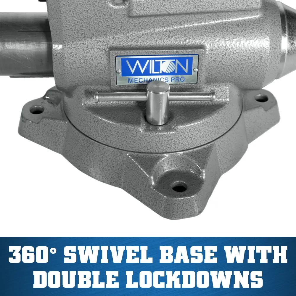 5-1/2 in. Mechanics Pro Vise with 360-Degree Swivel Base
