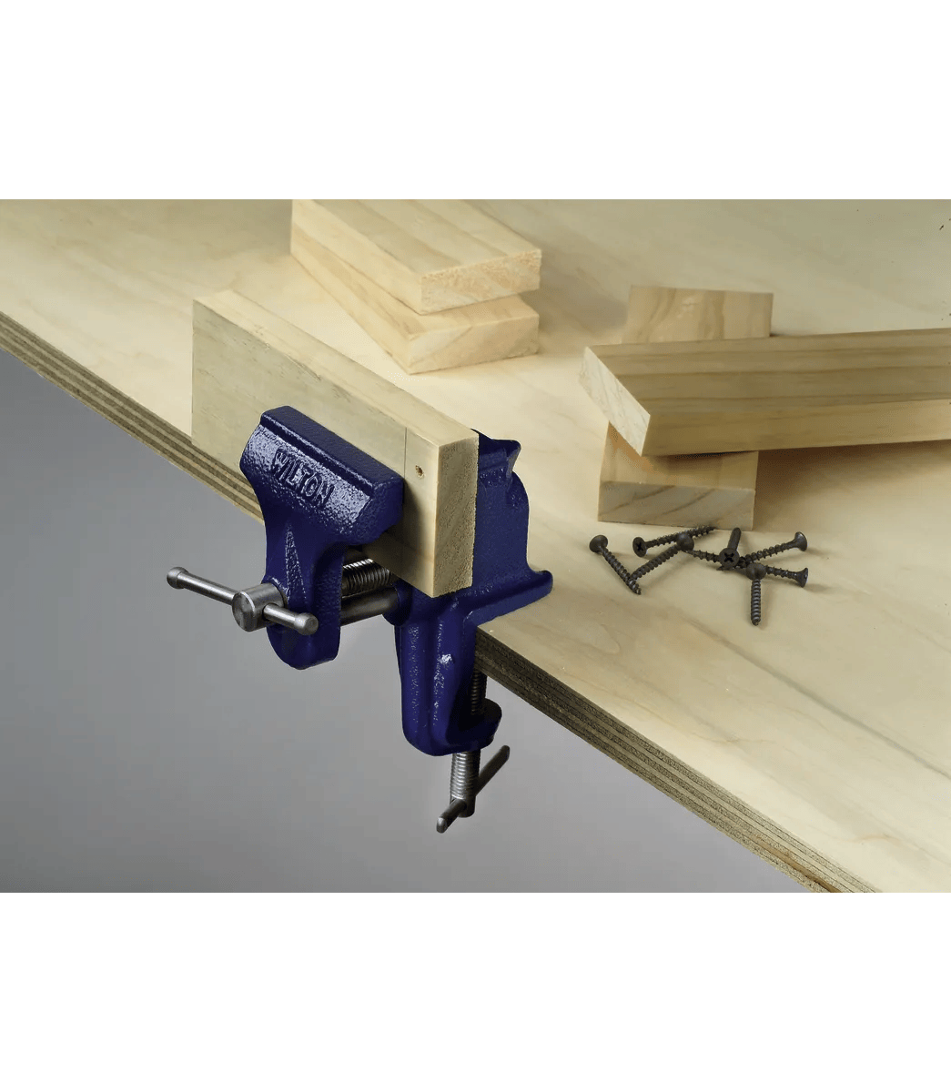 3 in. Clamp-On Base Bench Vise