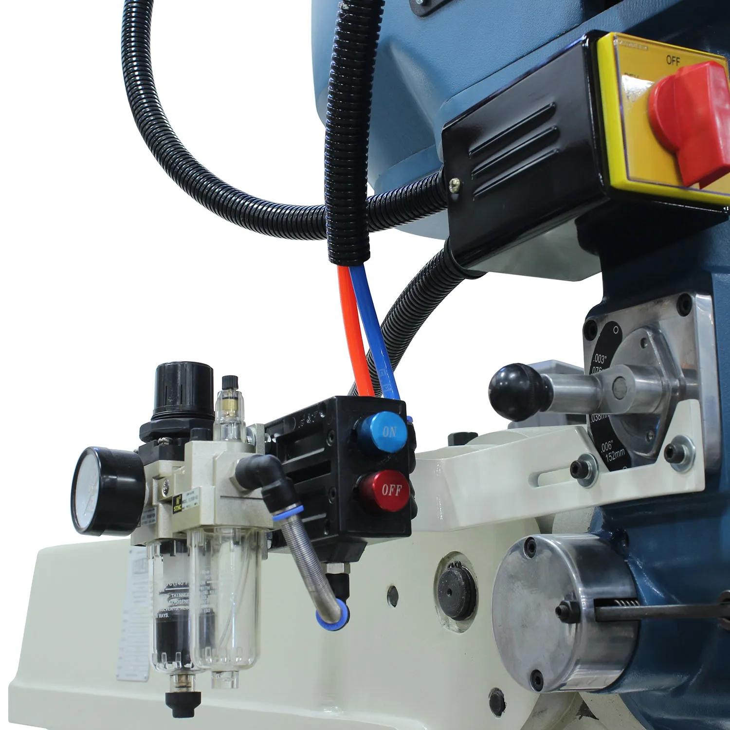 Power Drawbar Air Motor: Air motor to tighten and loosen the drawbar for holding tooling in place