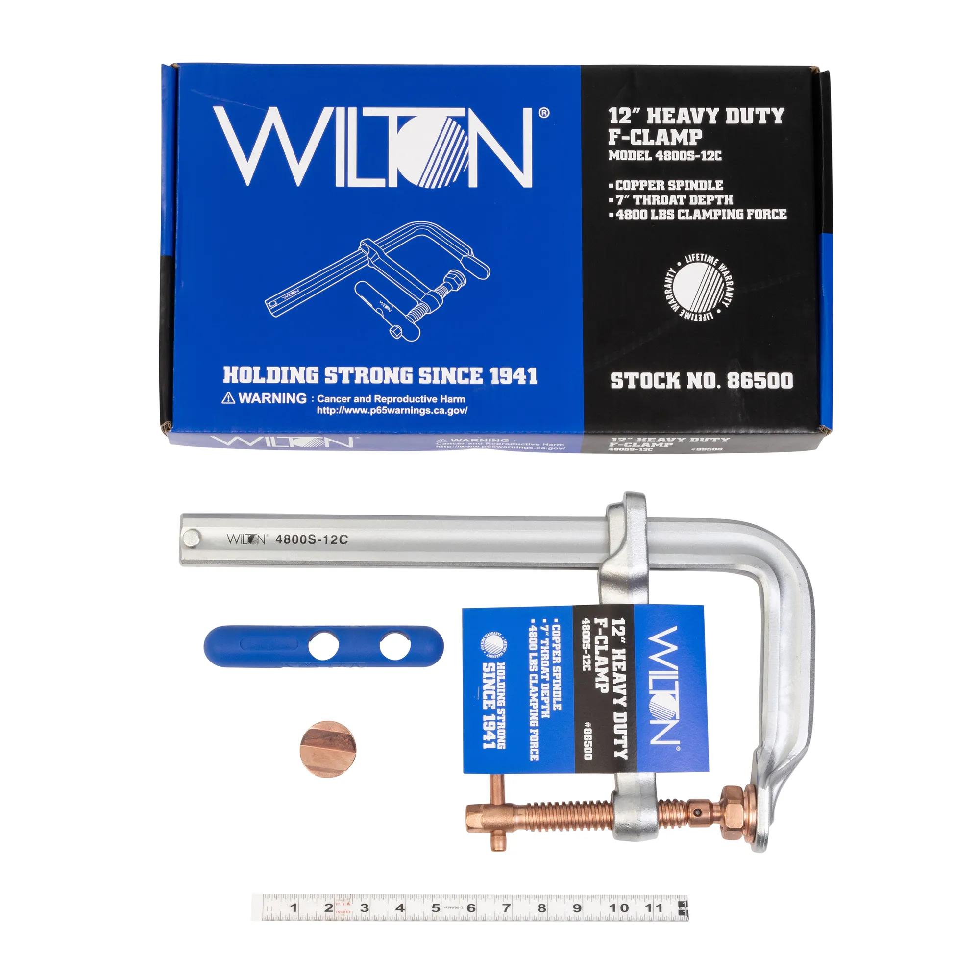 12 in.  Heavy Duty F-Clamp Copper - (4800S-12C)