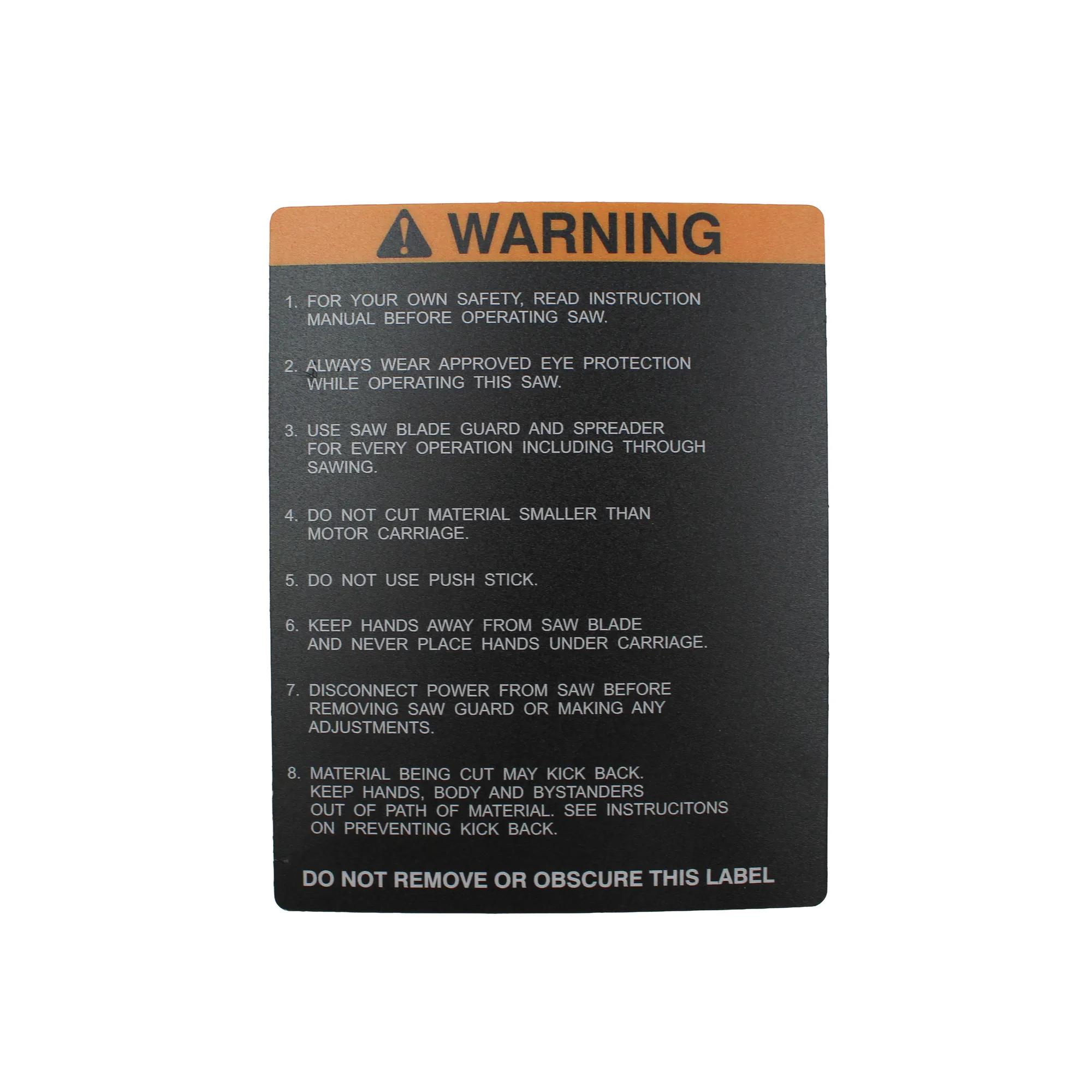 Warning Label (L510) (3408265)