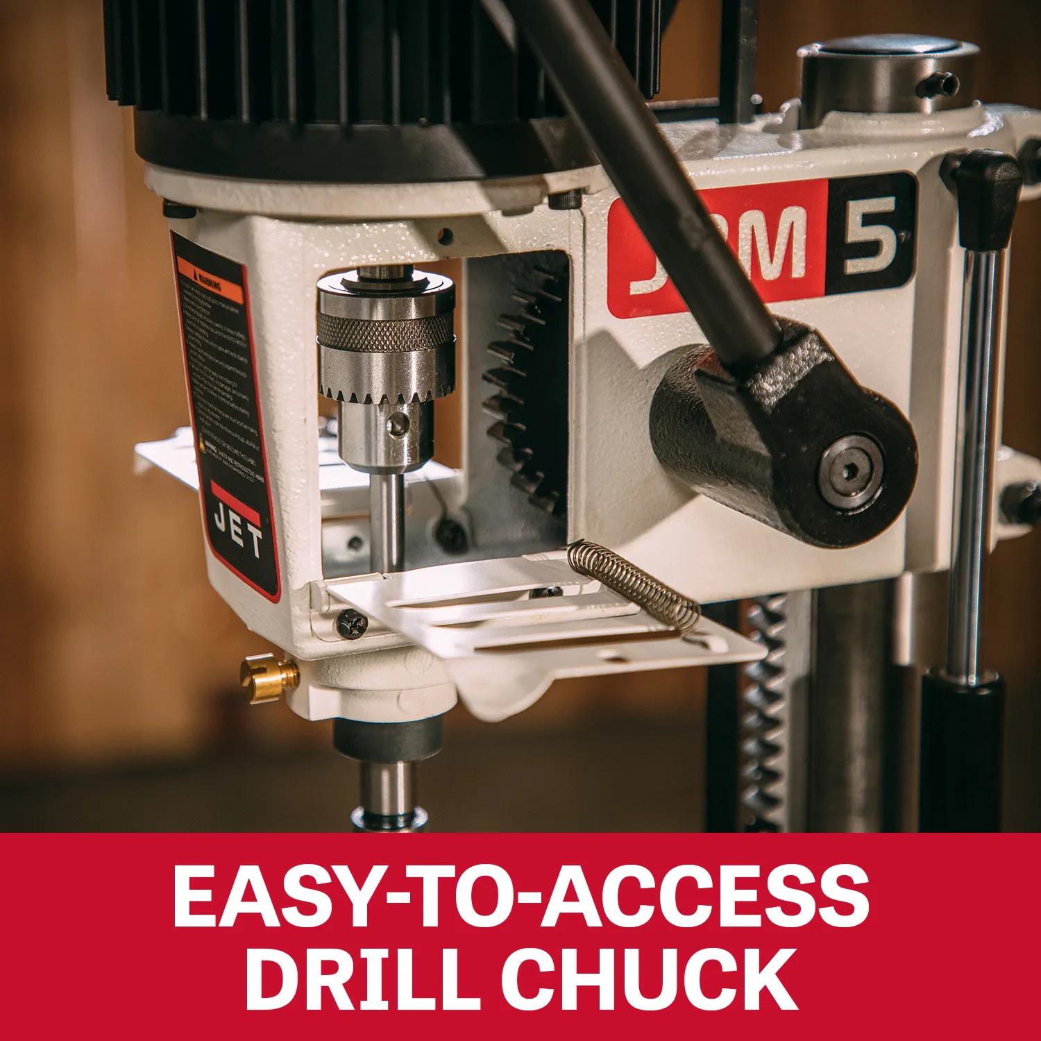 1/2" Capacity, Benchtop Mortise , 1725 RPM, 1/2HP, 115V 1PH(JBM-5)