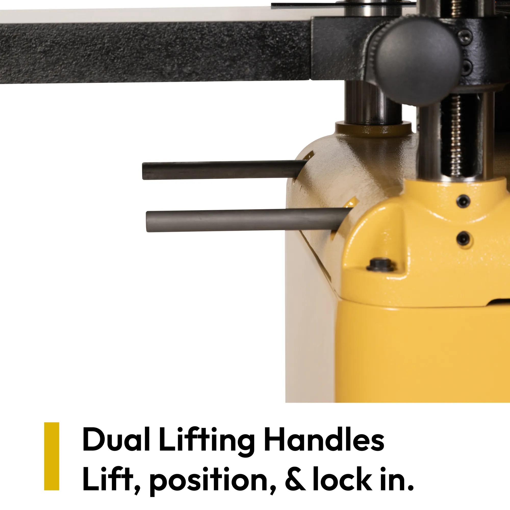 15-Inch Planer, Helical Cutterhead, 3 HP, 1PH, 230V (15BHH)