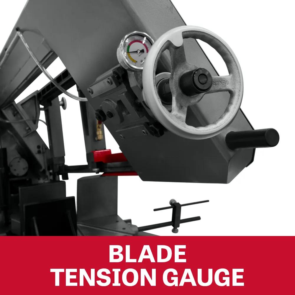 13" Semi-Automatic Dual Mitering Bandsaw, 3HP, 230V 3PH(MBS-1323EVS-H)
