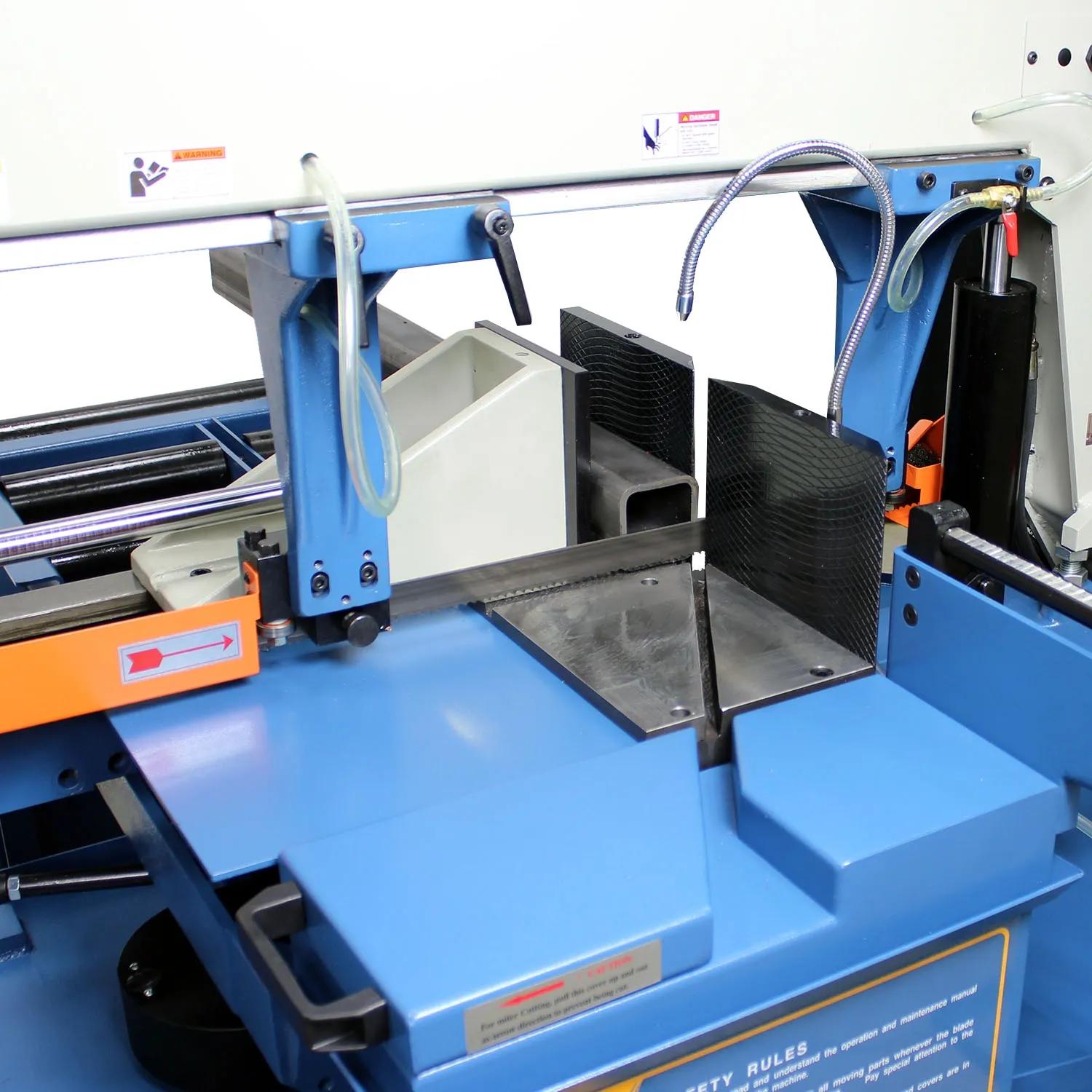 The vise is a hydraulic system that allows it to be clamp manually and automatically