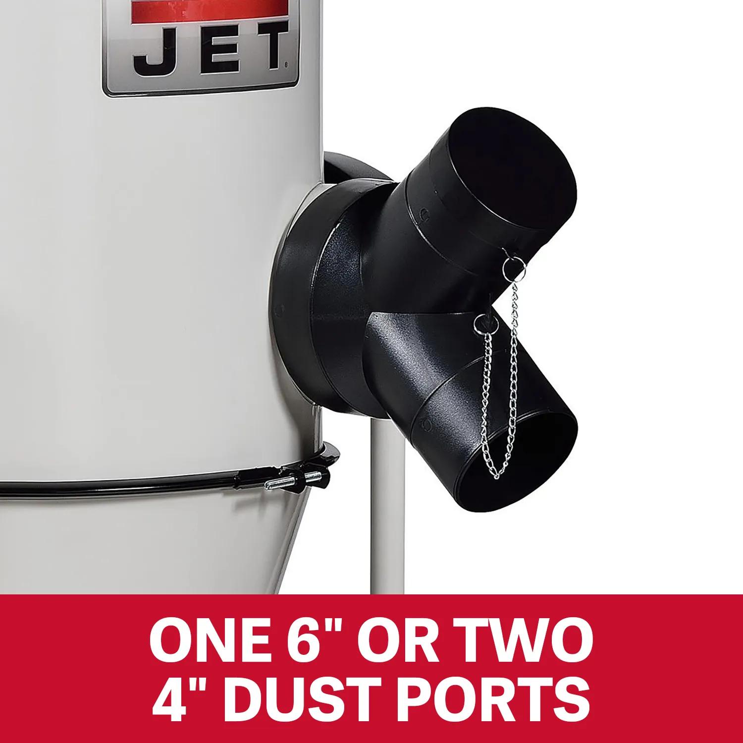 1259 CFM, Cyclone Dust Collector, 115, 1.5HP, 115V 1PH(JCDC-1.5)