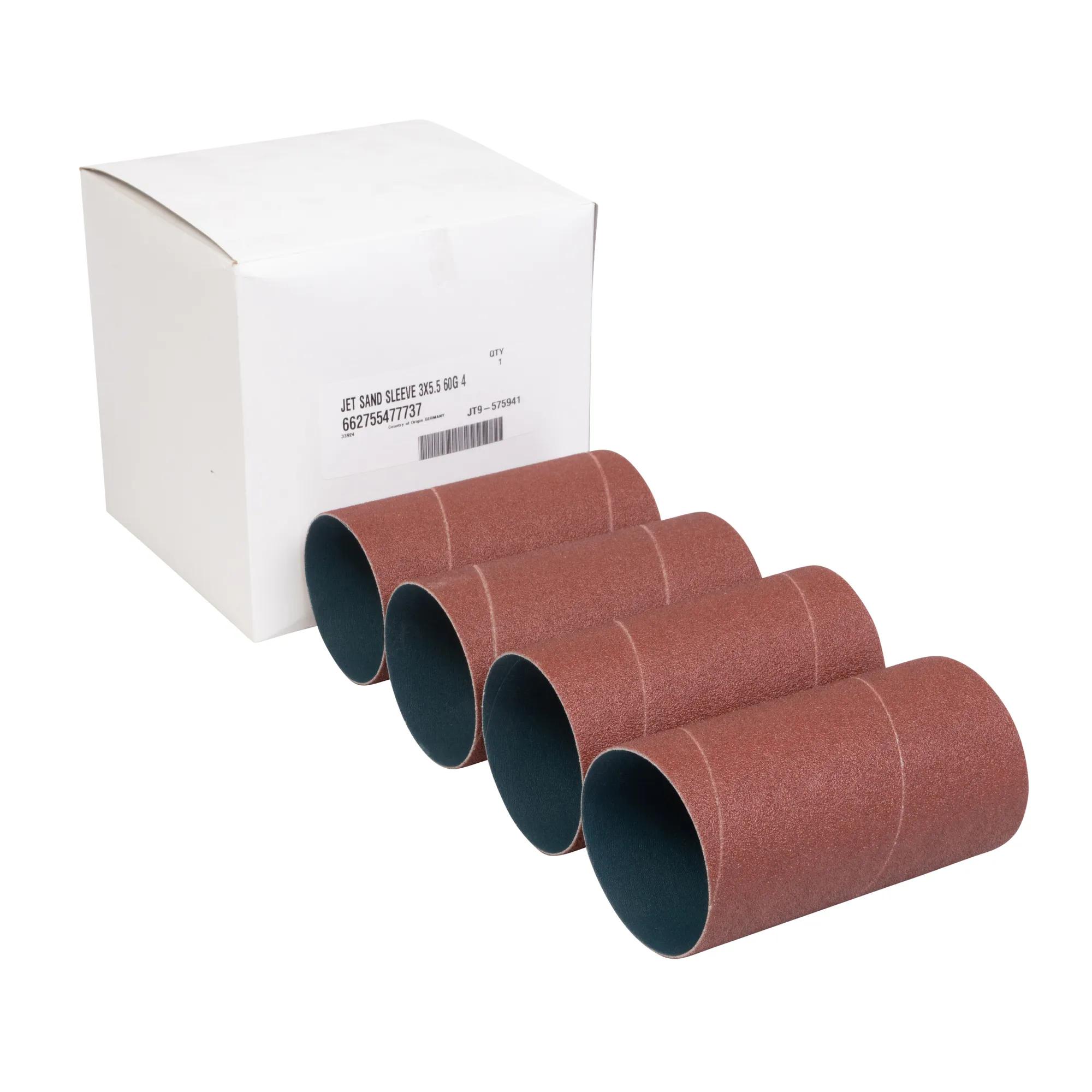 Sanding Sleeves, 3" x 5-1/2", 60 Grit (4-Pack)