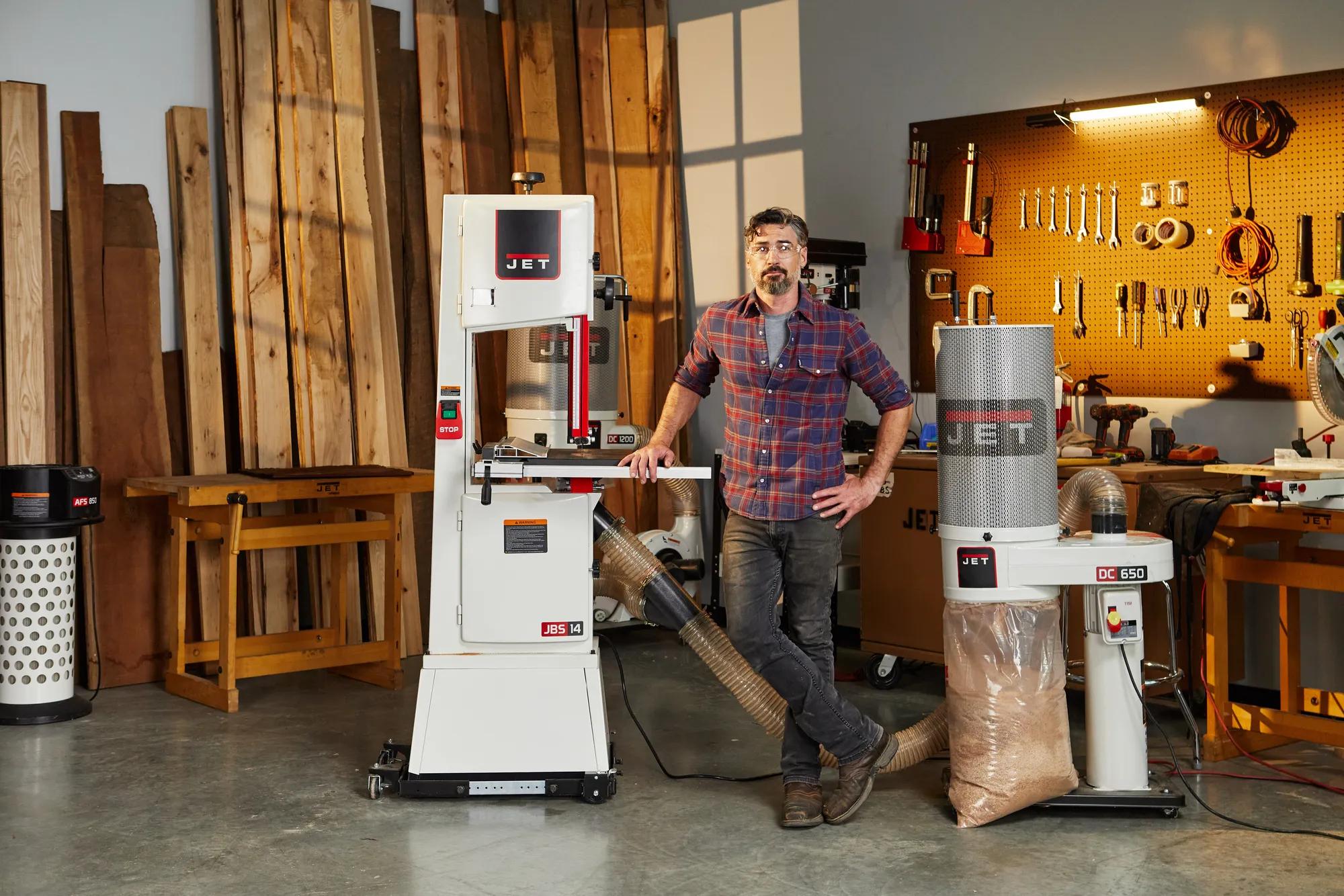14"  Black Bandsaw, 1.75HP, 115/230V 1PH(JWBS-14SFX-BLK)