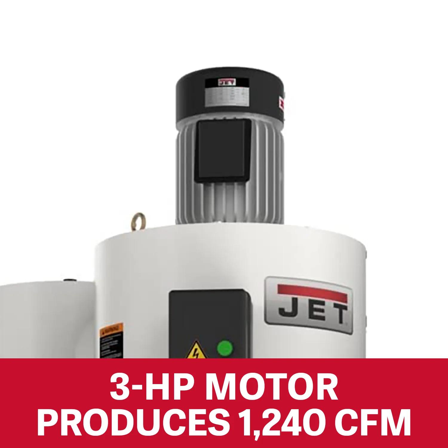 1963 CFM, Cyclone Dust Collector Kit, 3HP, 230V(JCDC-3)