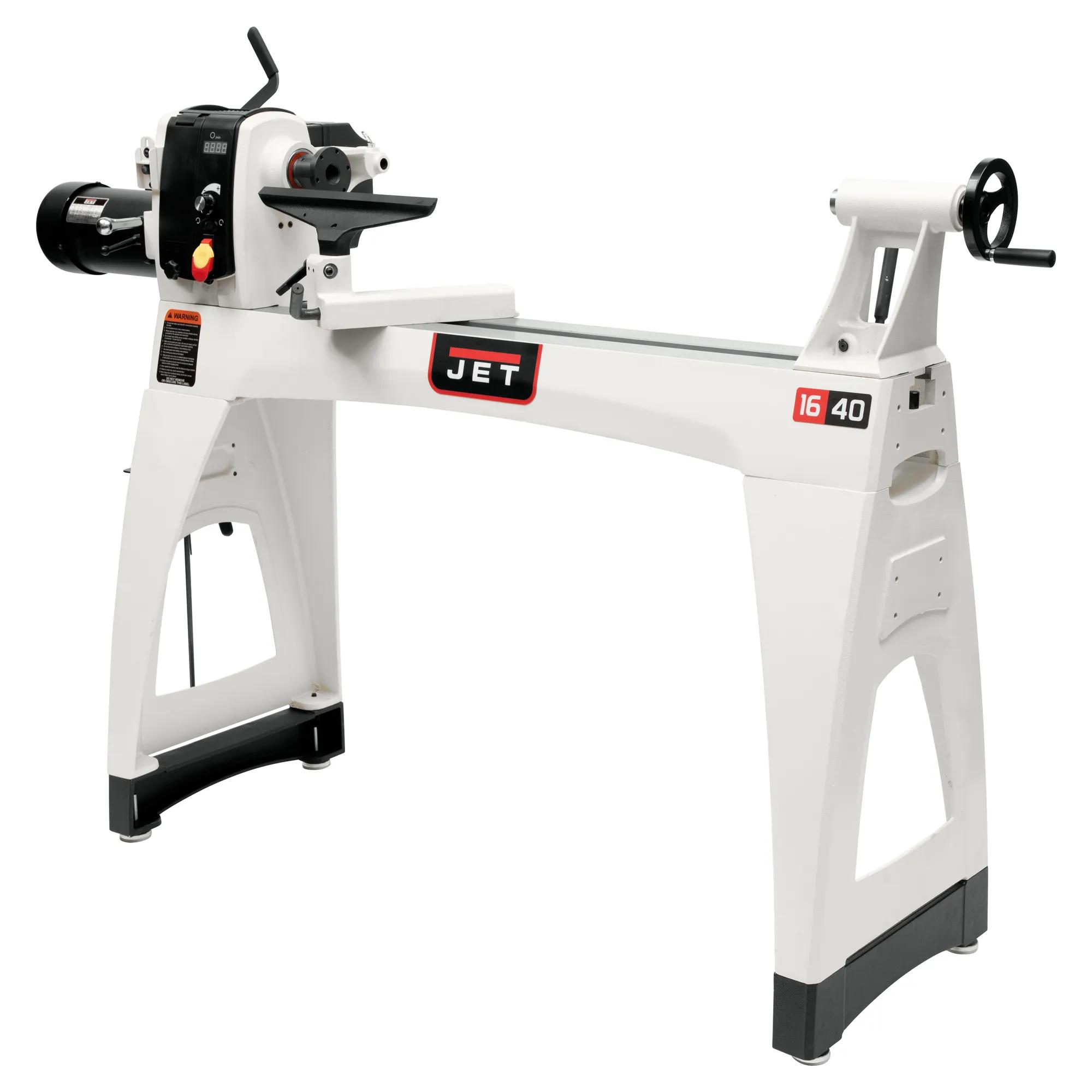 16" x 40". Wood Lathe, 1.5HP, 115V 1PH(JWL-1640EVS)