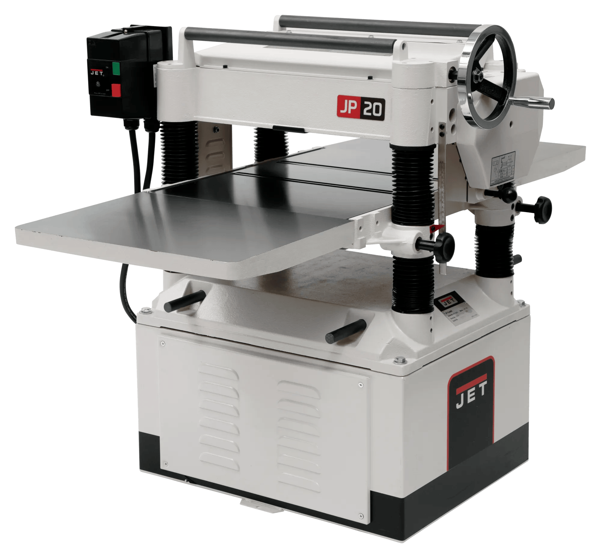 20" Helical Head Wood Planer, 5HP, 1Ph(JWP-208HH)
