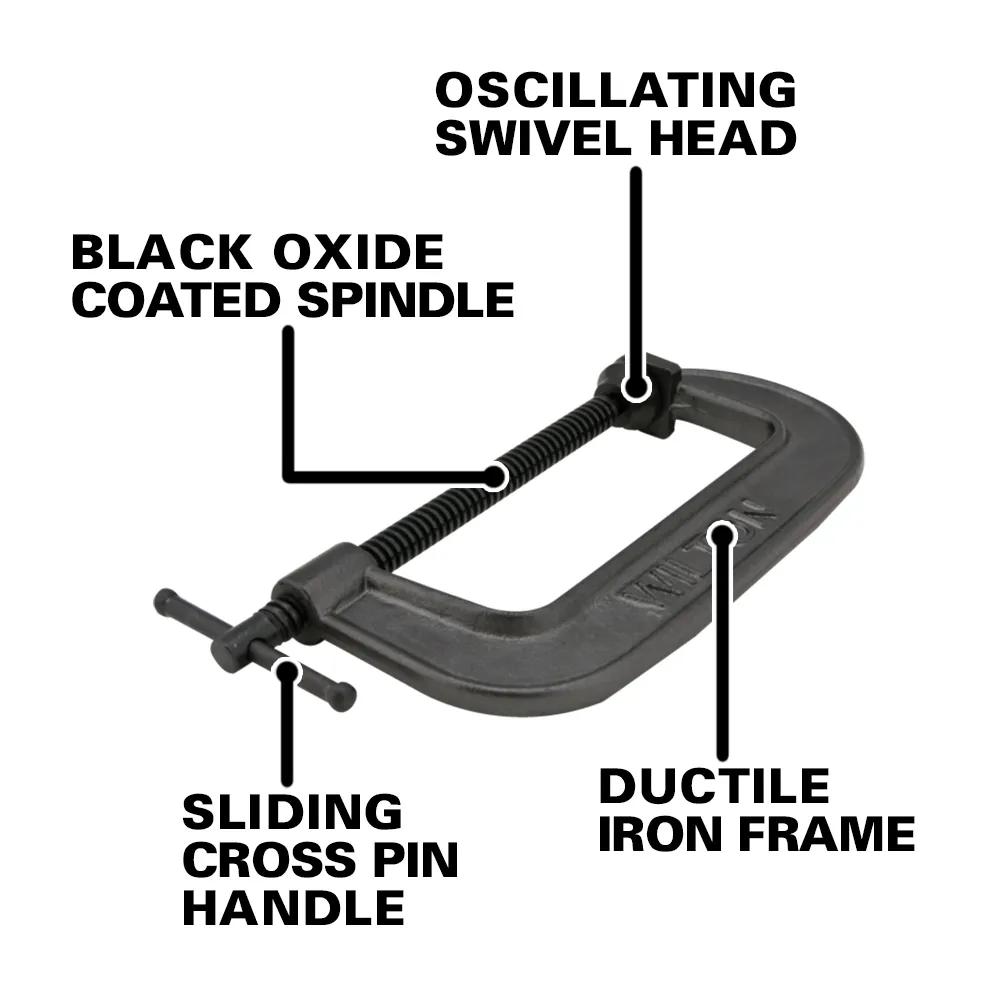 540A Series C-Clamp 0 - 10 in. Opening Capacity