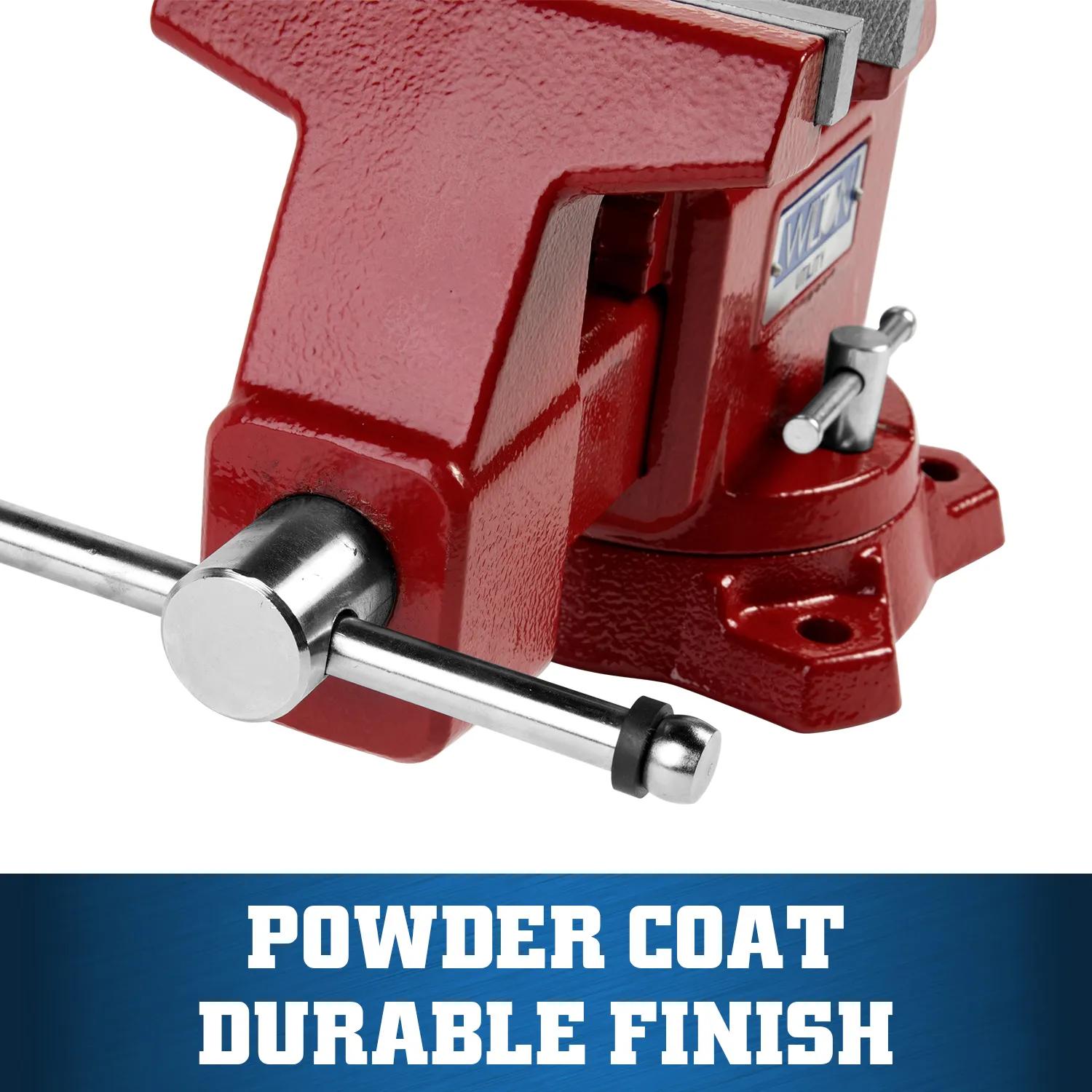 5-1/2 in. Utility Bench Vise with 360-Degree Swivel Base