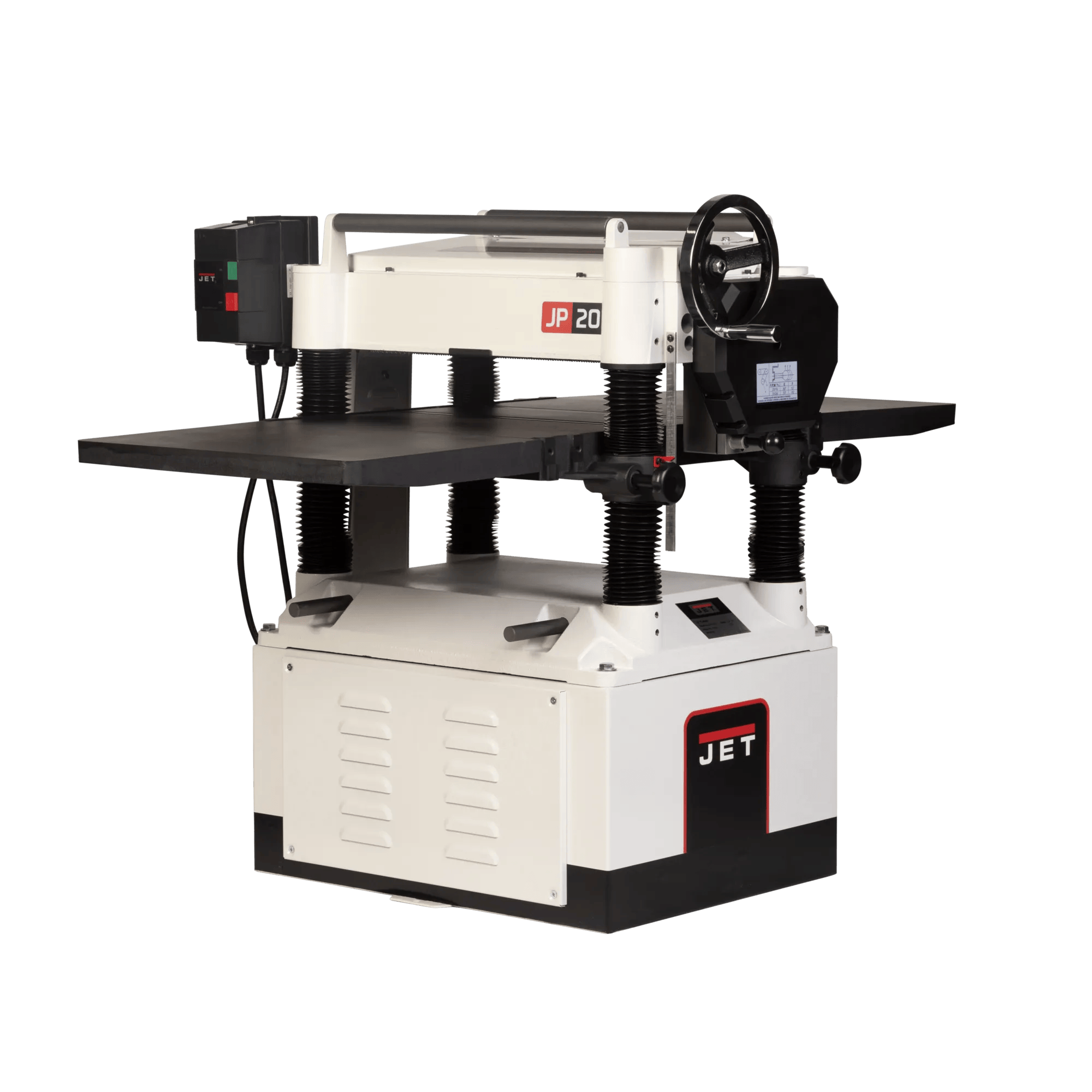 20"  Black Helical Head Planer, 5HP, 230V 1PH(JWP-208HH-BLK)