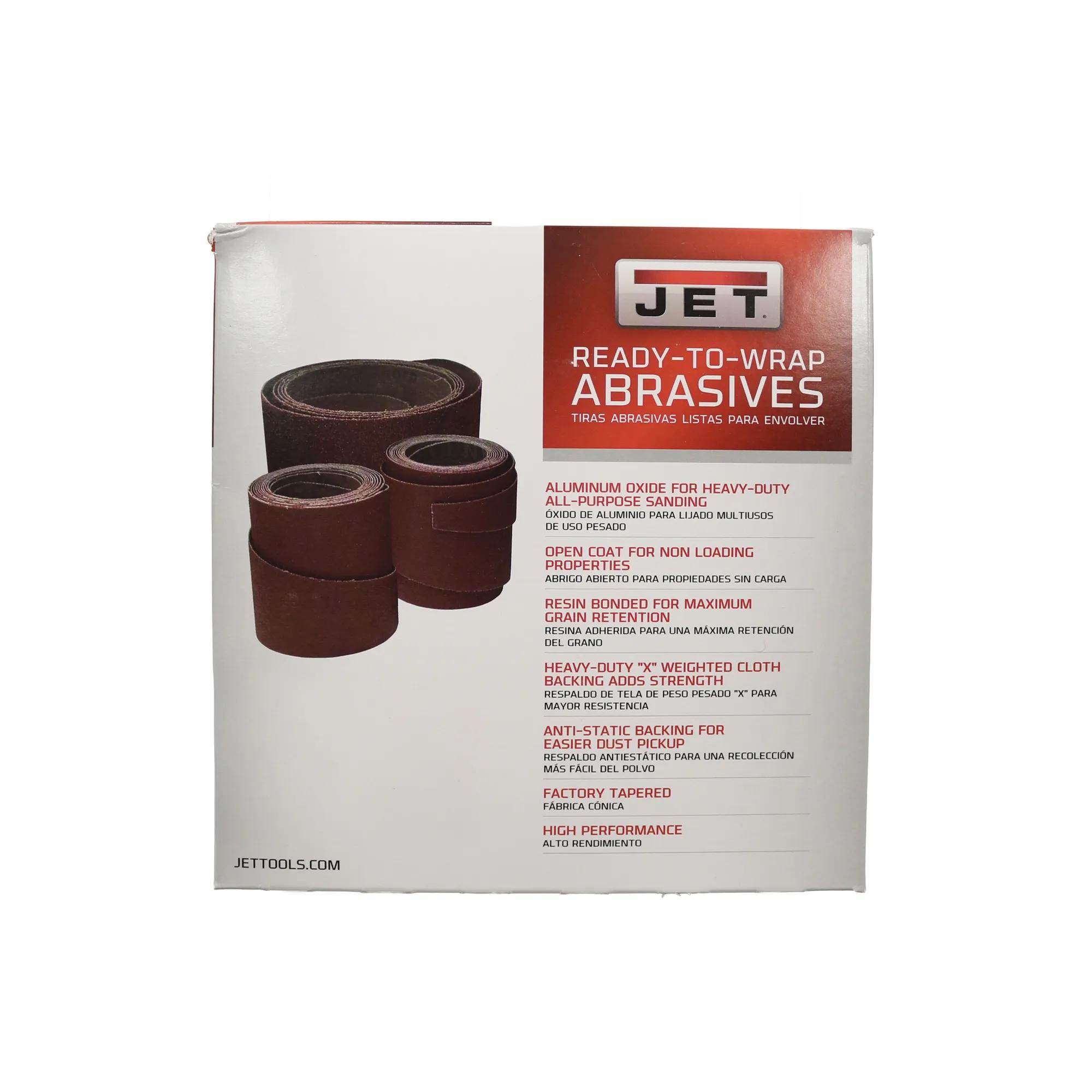 Ready-to-Wrap Abrasive Sandpaper, 22 in, 100 Grit, Pack of 3