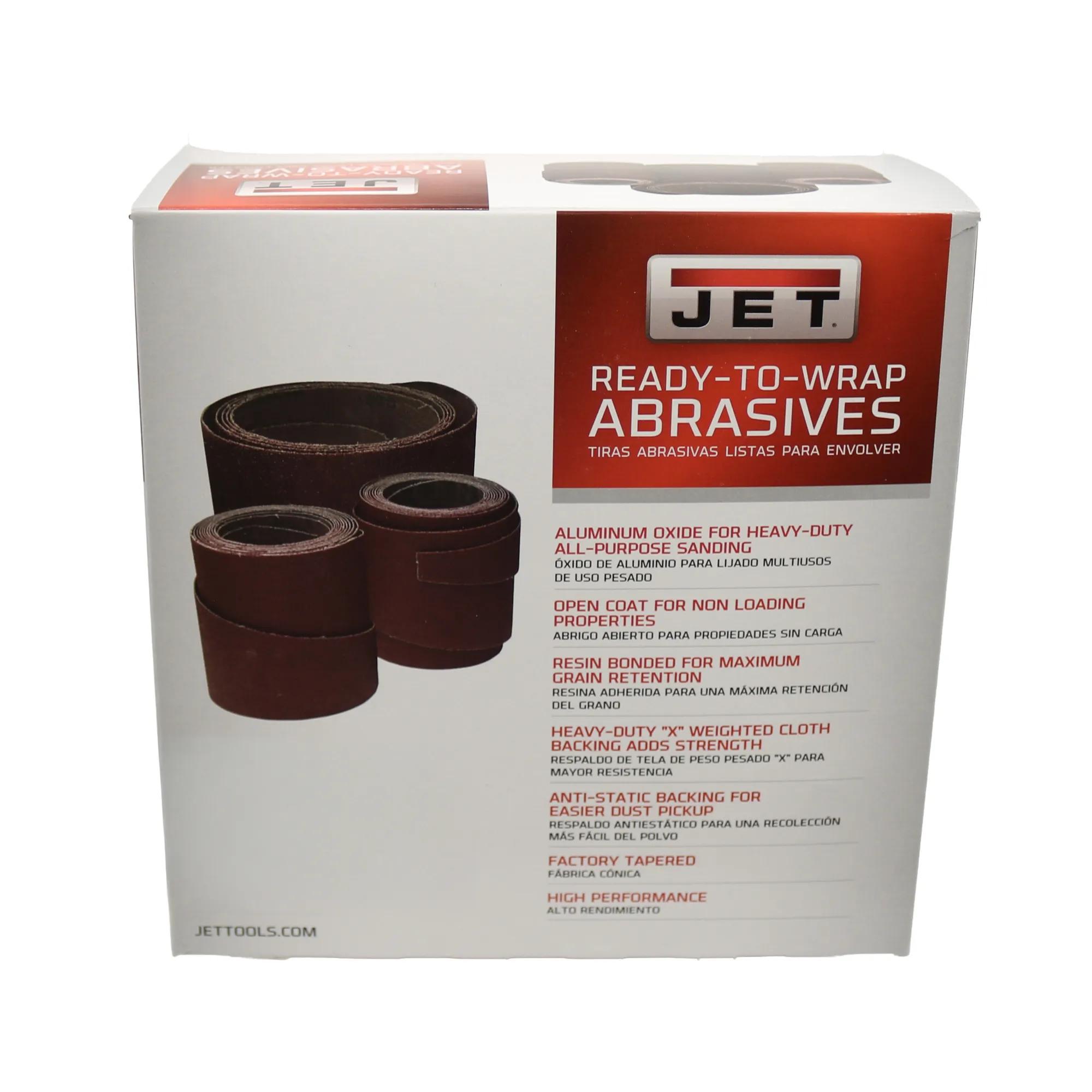Ready-to-Wrap Abrasive Sandpaper, 22 in, 60 Grit, Pack of 3