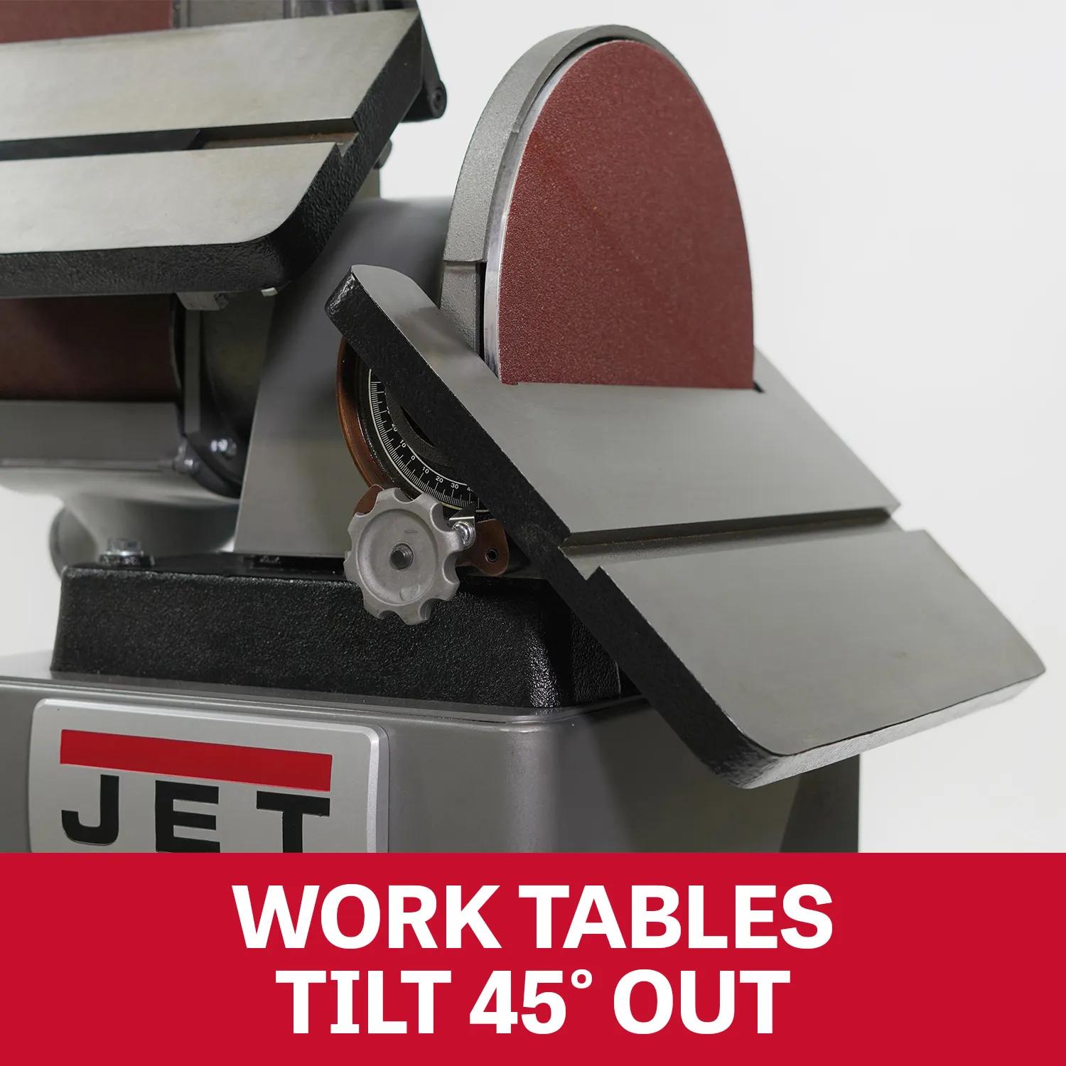 6" x 48" Vari.-Speed Belt & 12" Disc Finishing/Grinding , 2HP, 230V 3PH(J-64812VS)