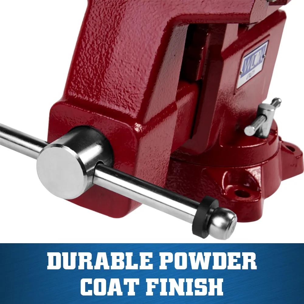 6-1/2 in. Utility Bench Vise with 360-Degree Swivel Base
